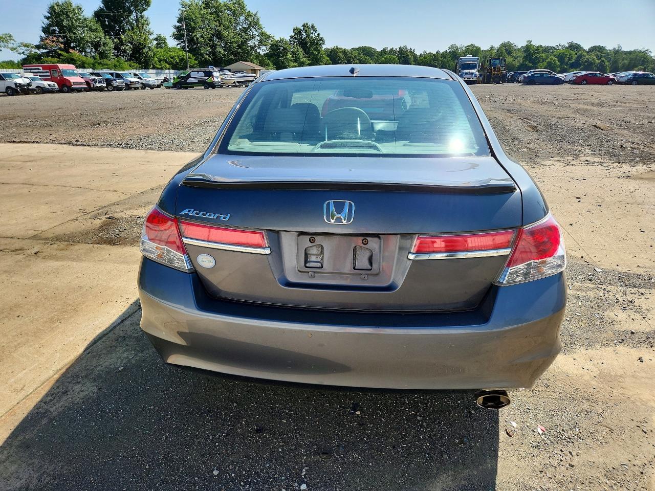 2011 Honda Accord Exl Gray vin: 1HGCP2F84BA065594