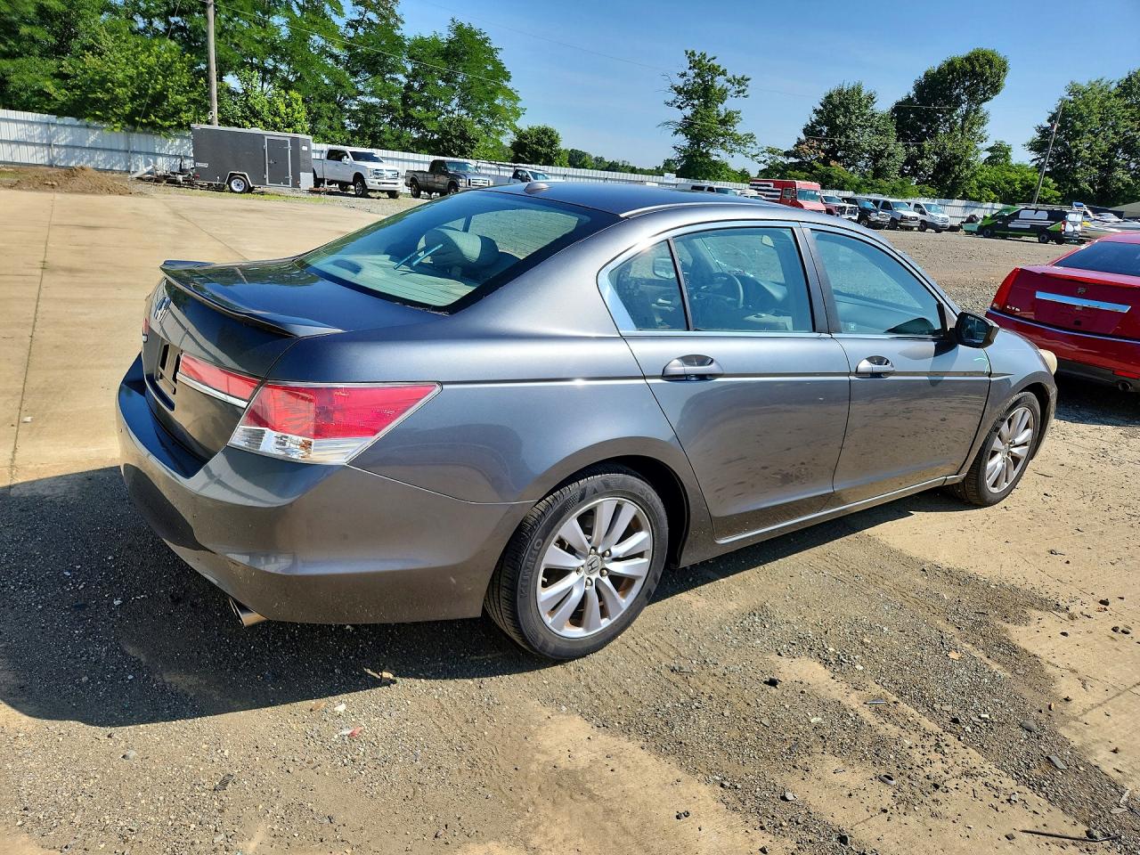2011 Honda Accord Exl Gray vin: 1HGCP2F84BA065594