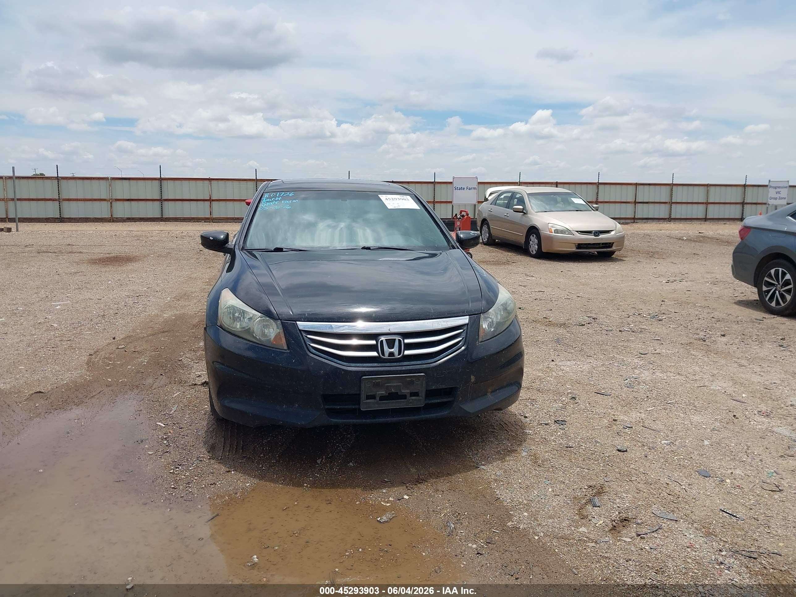 2011 Honda Accord 2.4 Ex-l Black vin: 1HGCP2F84BA074909