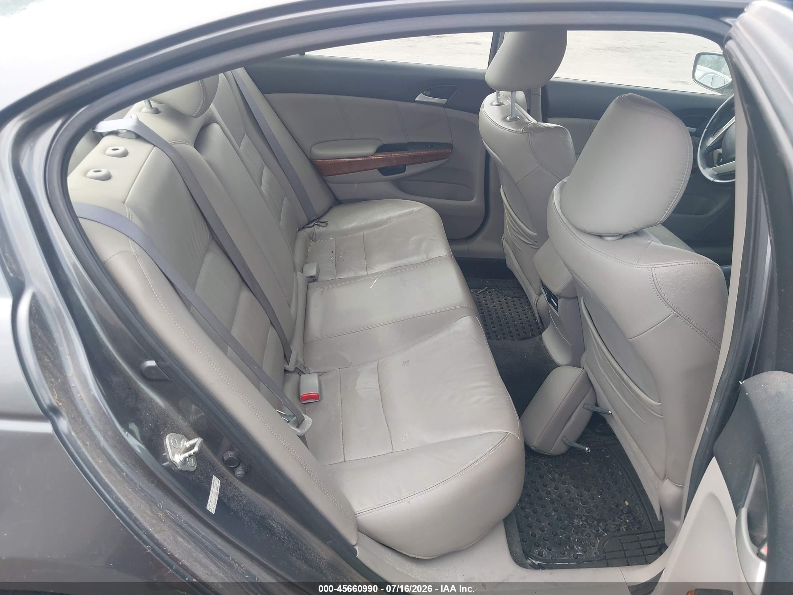 2011 Honda Accord 2.4 Ex-l Серый vin: 1HGCP2F84BA080144