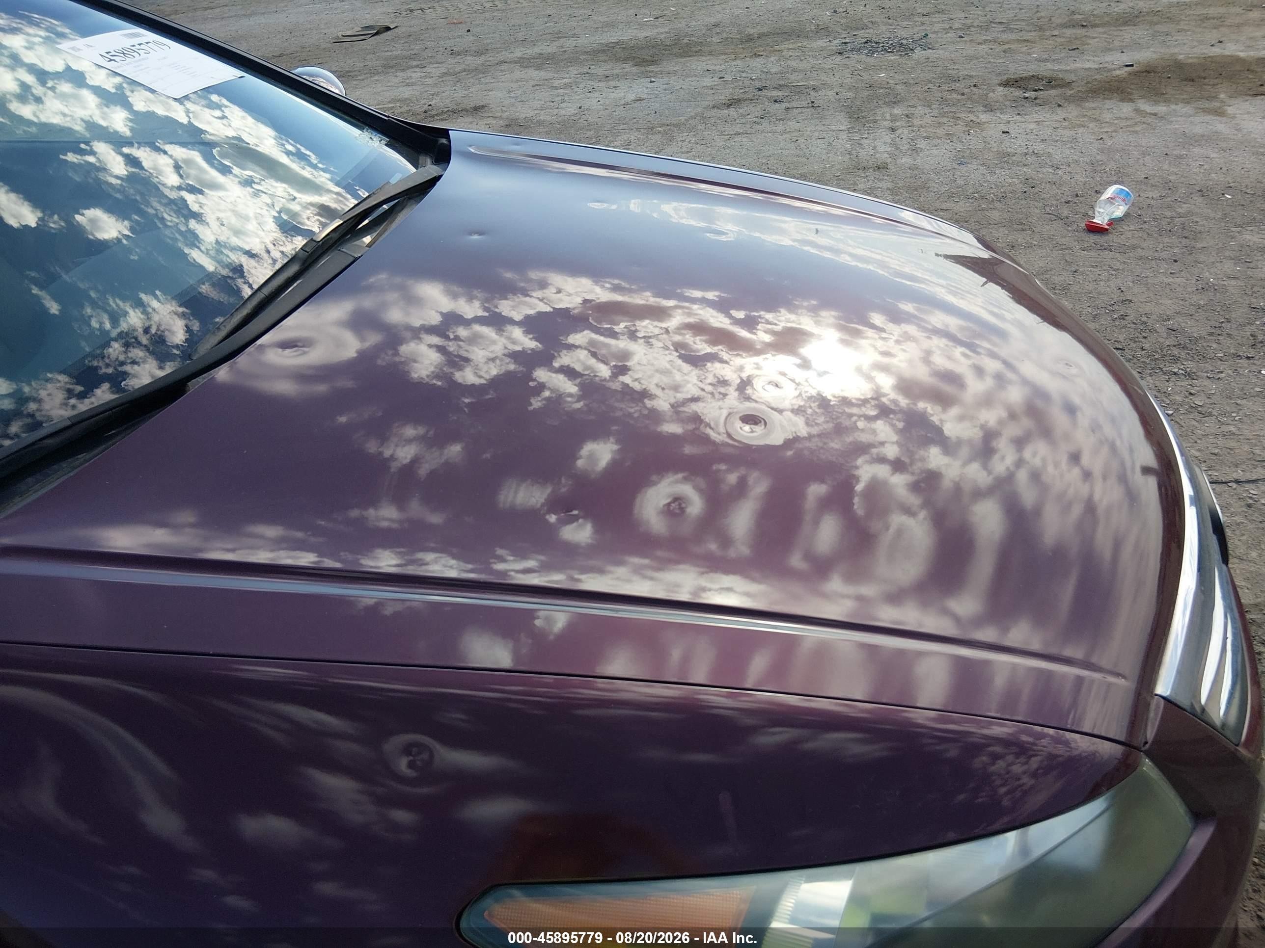 2011 Honda Accord 2.4 Ex-l Burgundy vin: 1HGCP2F84BA098899