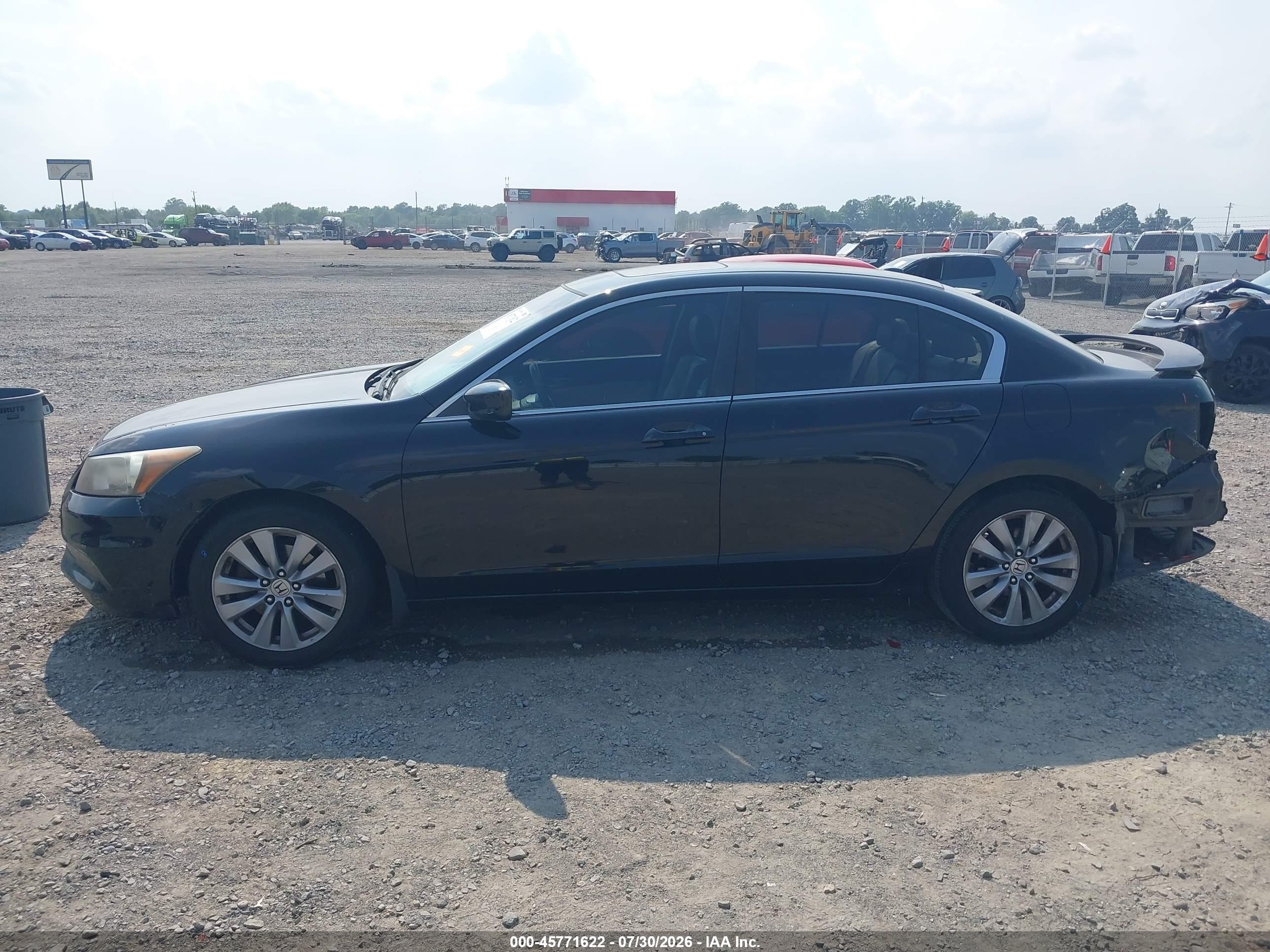 2011 Honda Accord 2.4 Ex-l Black vin: 1HGCP2F84BA125194
