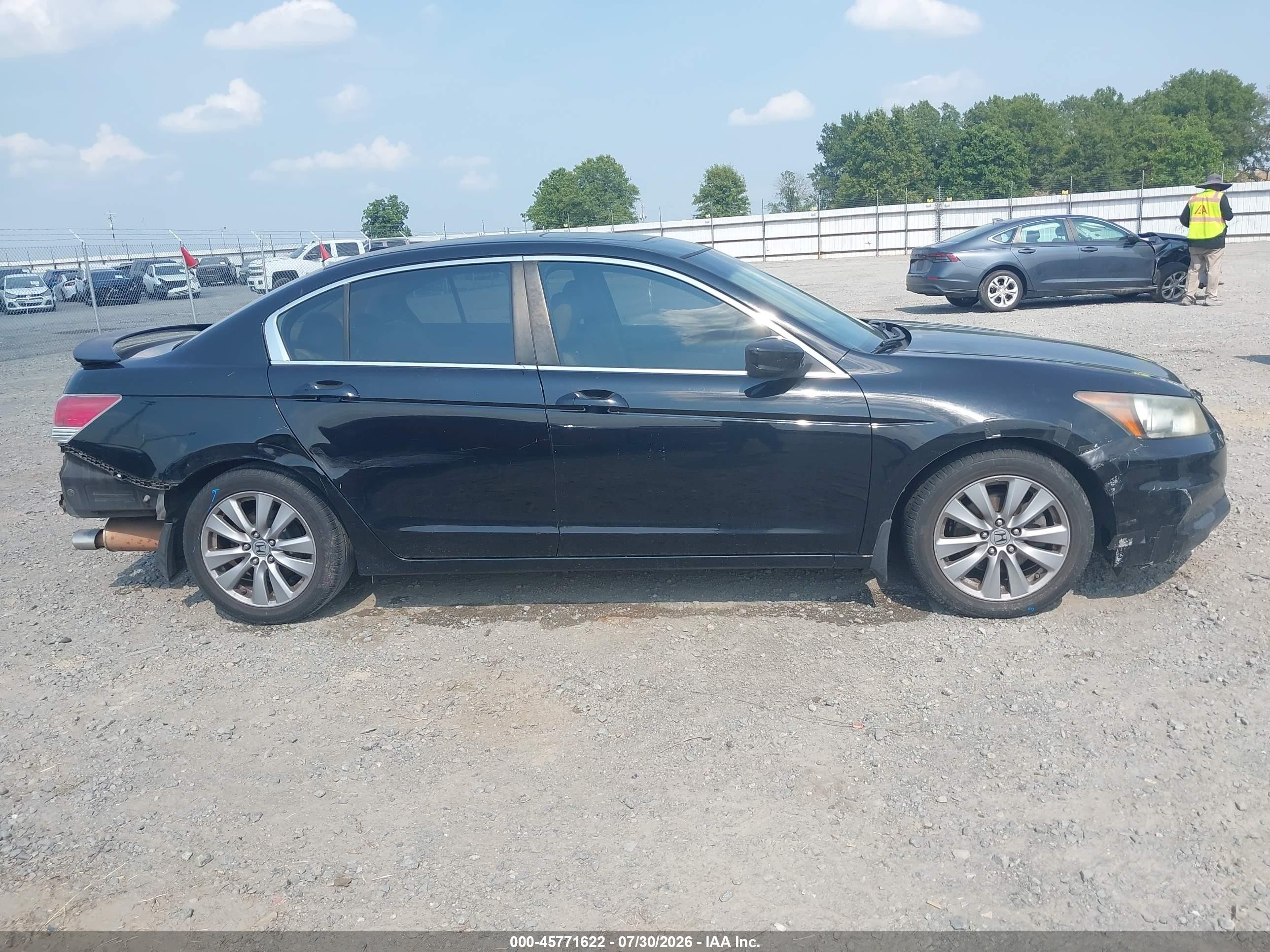 2011 Honda Accord 2.4 Ex-l Black vin: 1HGCP2F84BA125194