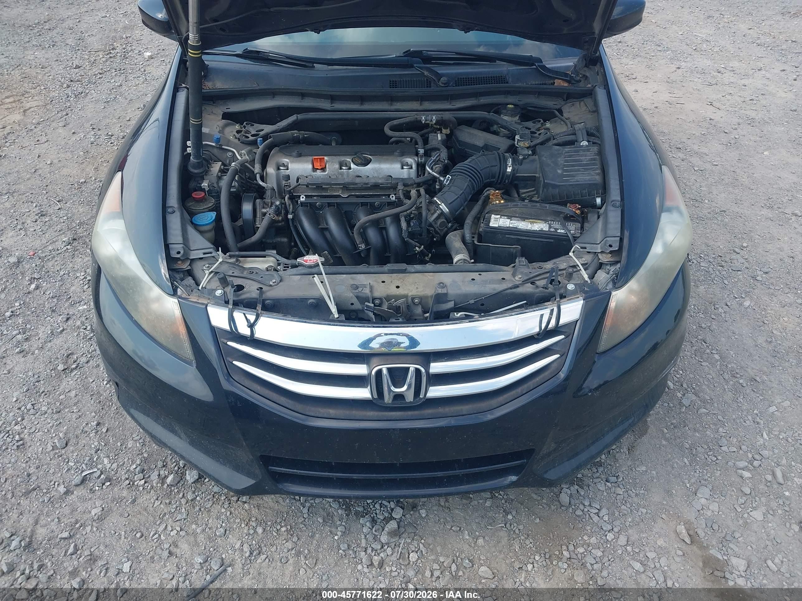 2011 Honda Accord 2.4 Ex-l Black vin: 1HGCP2F84BA125194