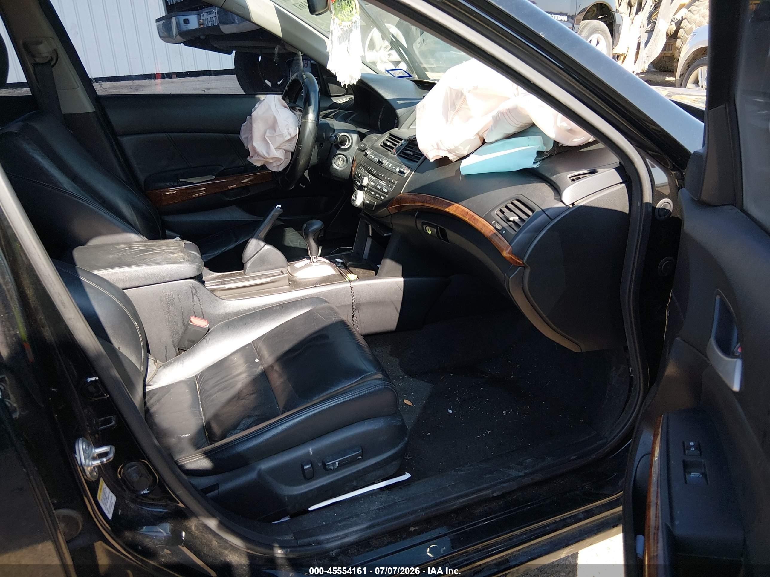 2011 Honda Accord 2.4 Ex-l Черный vin: 1HGCP2F84BA126345
