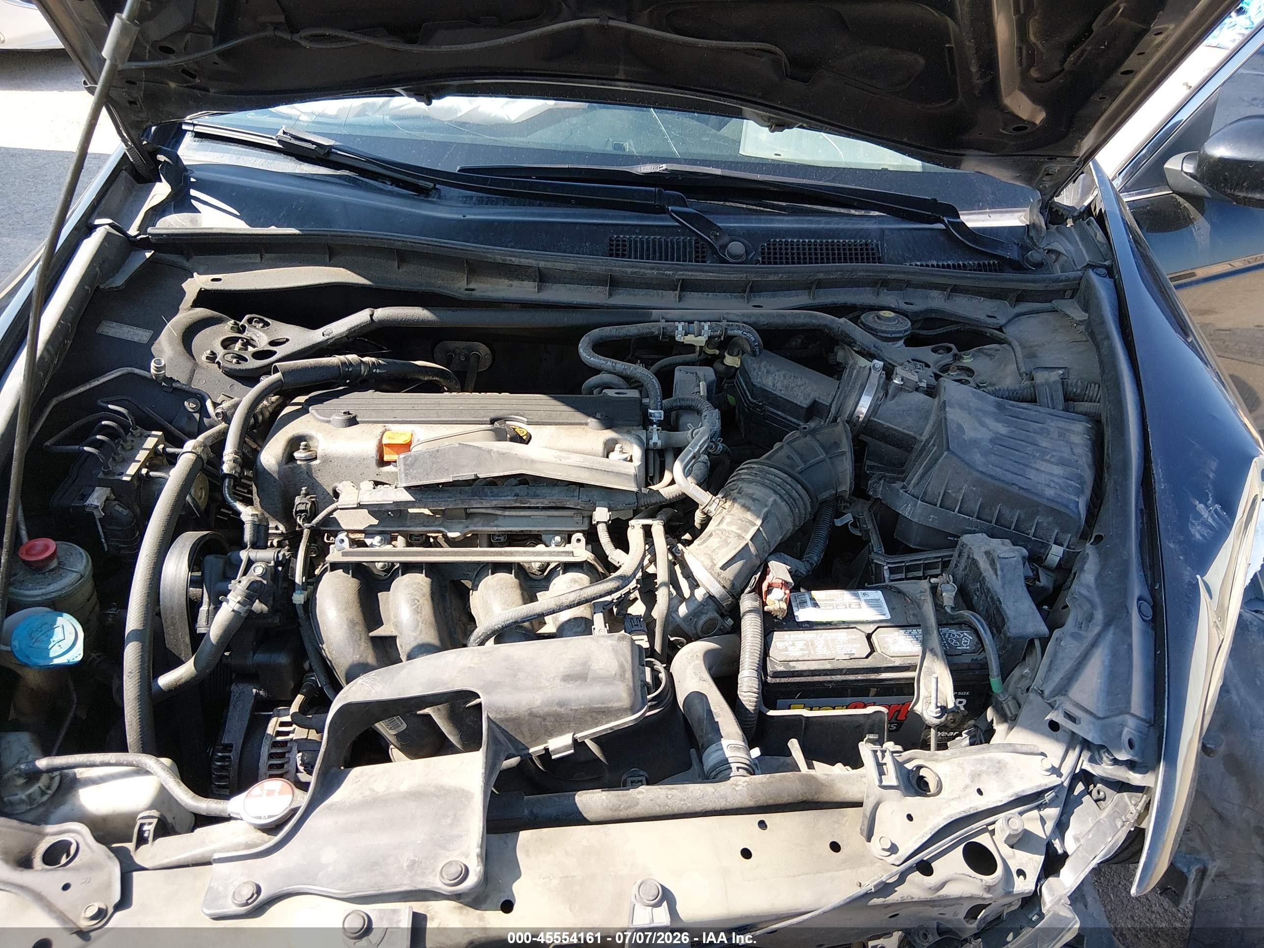 2011 Honda Accord 2.4 Ex-l Черный vin: 1HGCP2F84BA126345