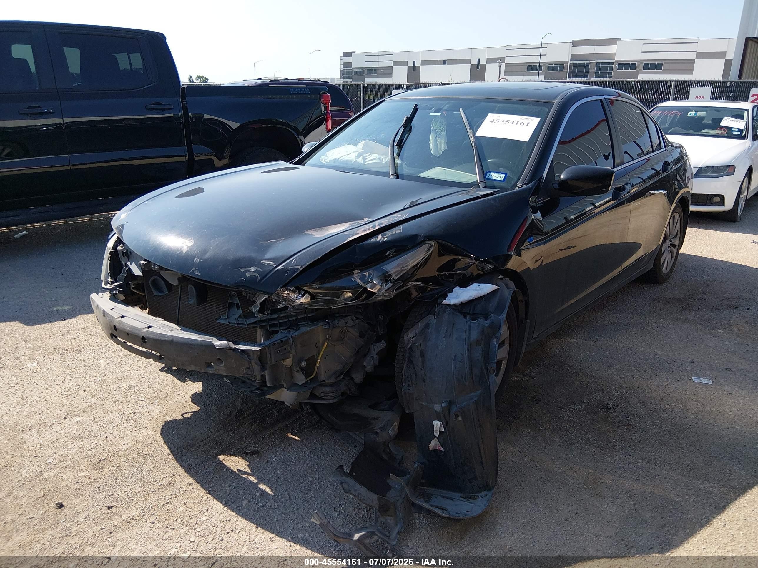 2011 Honda Accord 2.4 Ex-l Черный vin: 1HGCP2F84BA126345