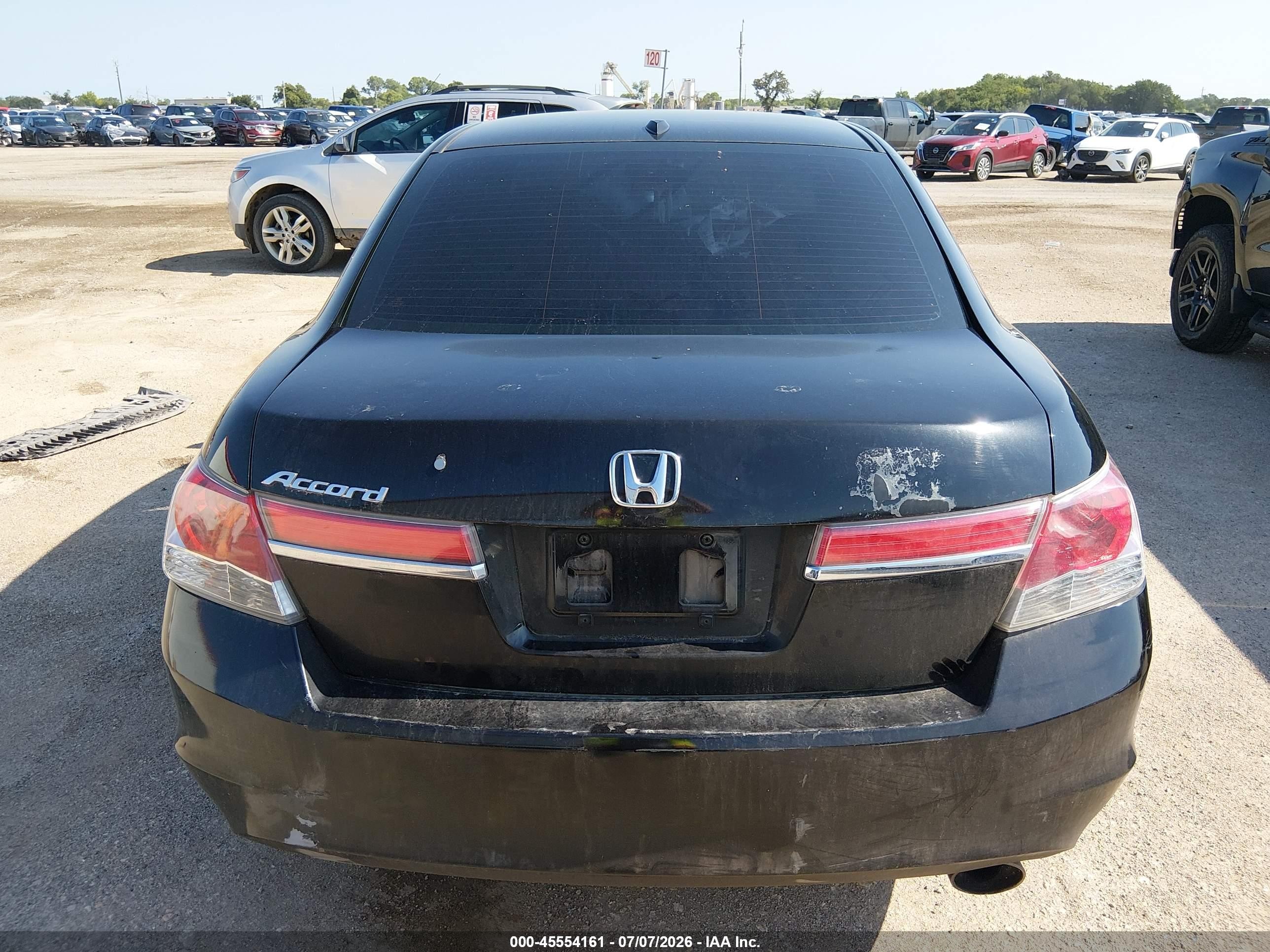 2011 Honda Accord 2.4 Ex-l Черный vin: 1HGCP2F84BA126345