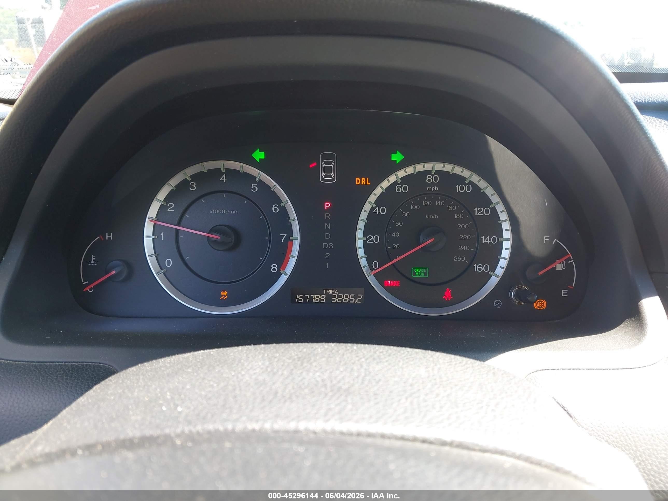 2011 Honda Accord 2.4 Ex-l Burgundy vin: 1HGCP2F84BA131609