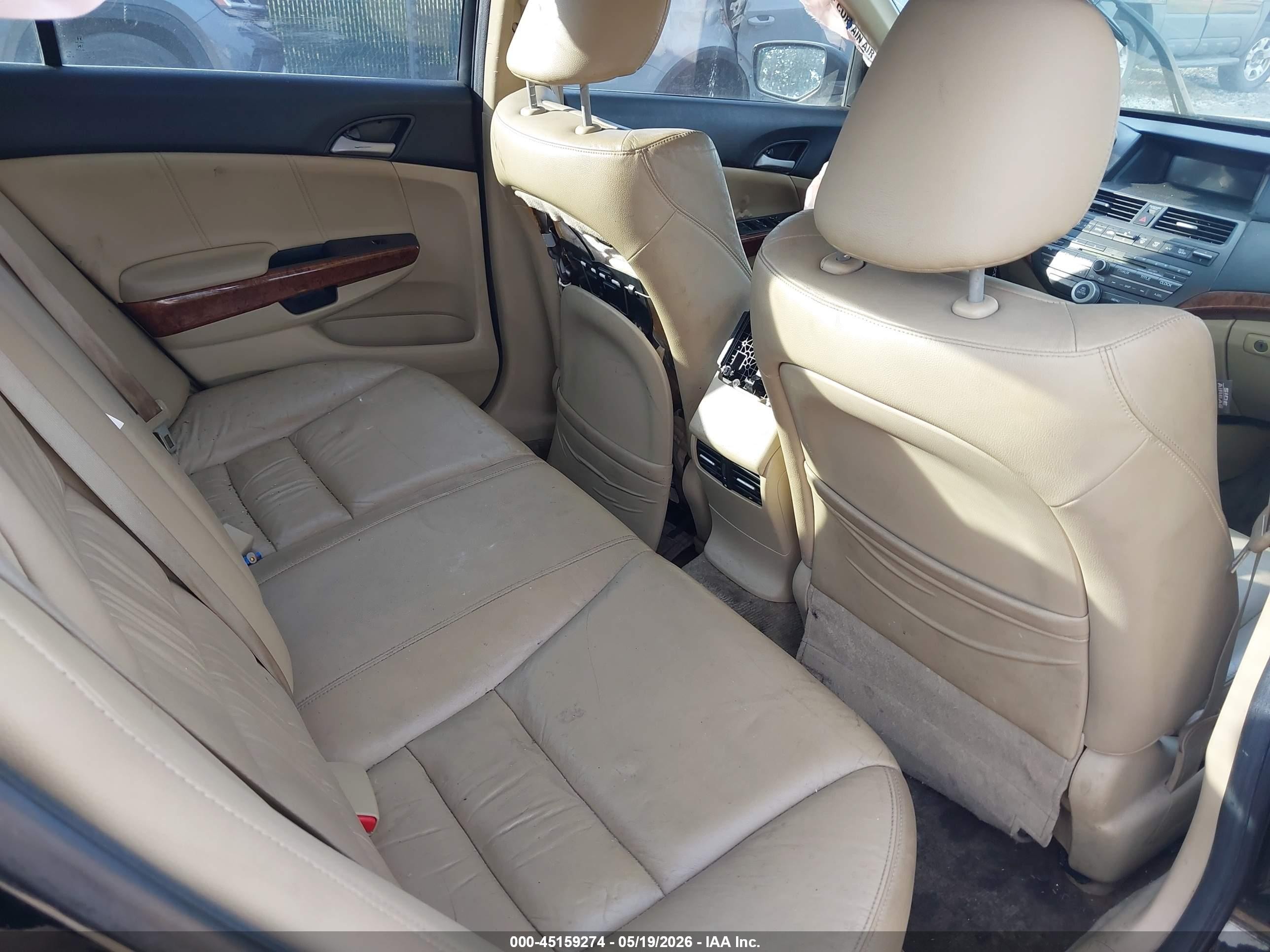 2011 Honda Accord 2.4 Ex-l Black vin: 1HGCP2F84BA141623
