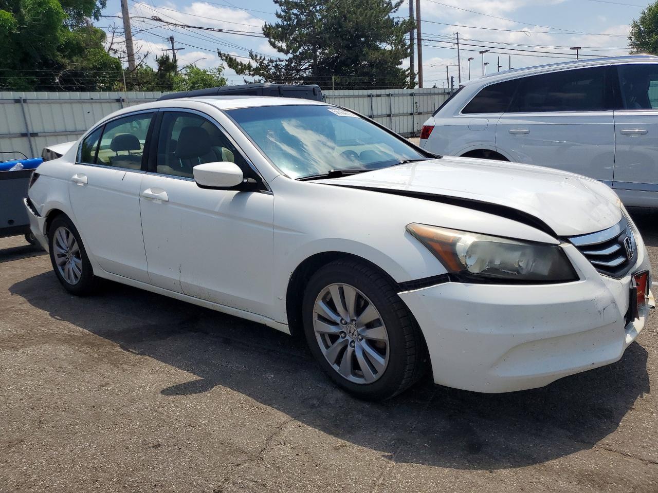 2011 Honda Accord Exl White vin: 1HGCP2F84BA149561