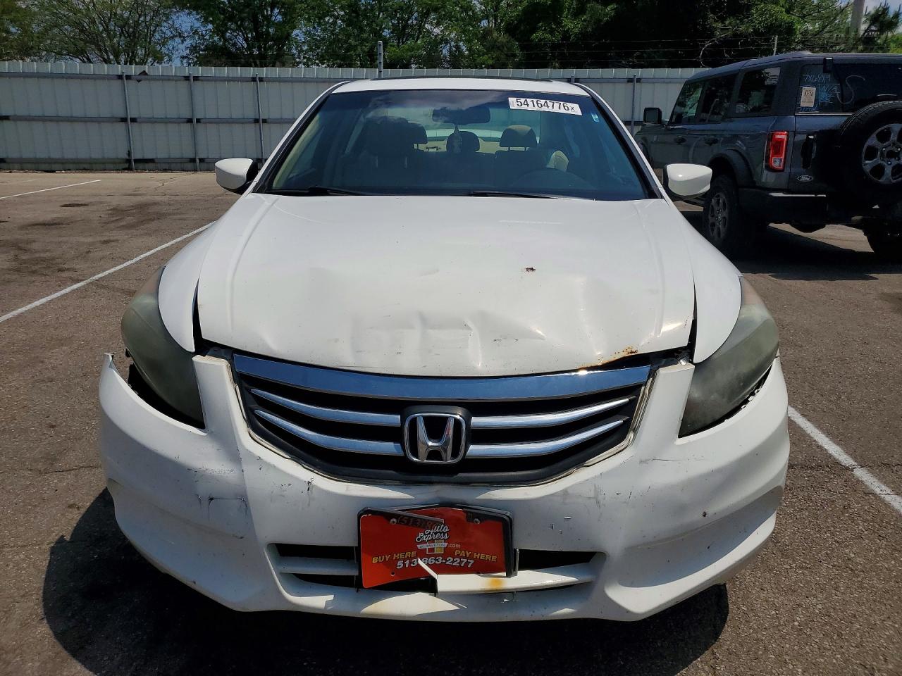 2011 Honda Accord Exl White vin: 1HGCP2F84BA149561