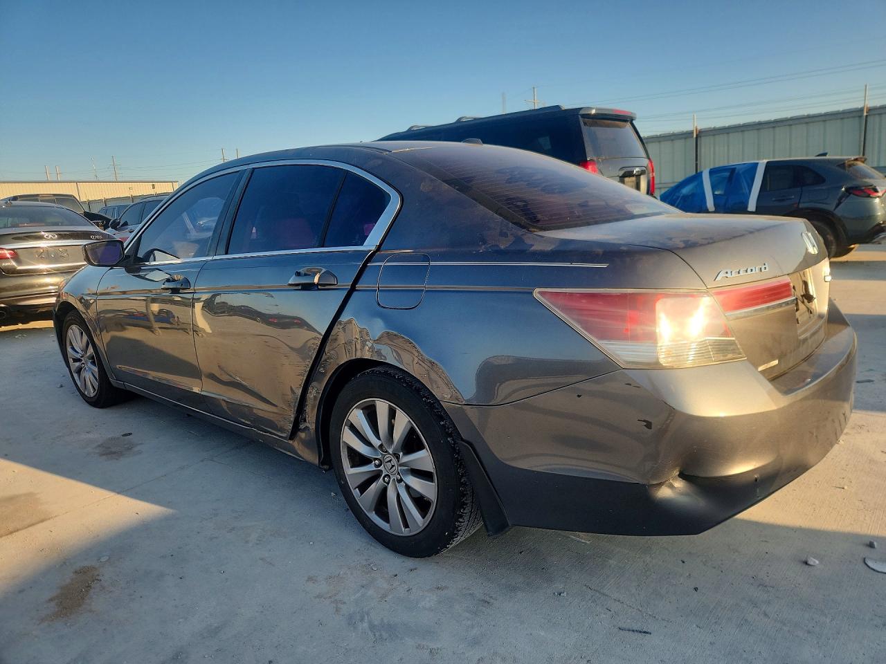 2012 Honda Accord Exl Серый vin: 1HGCP2F84CA056766