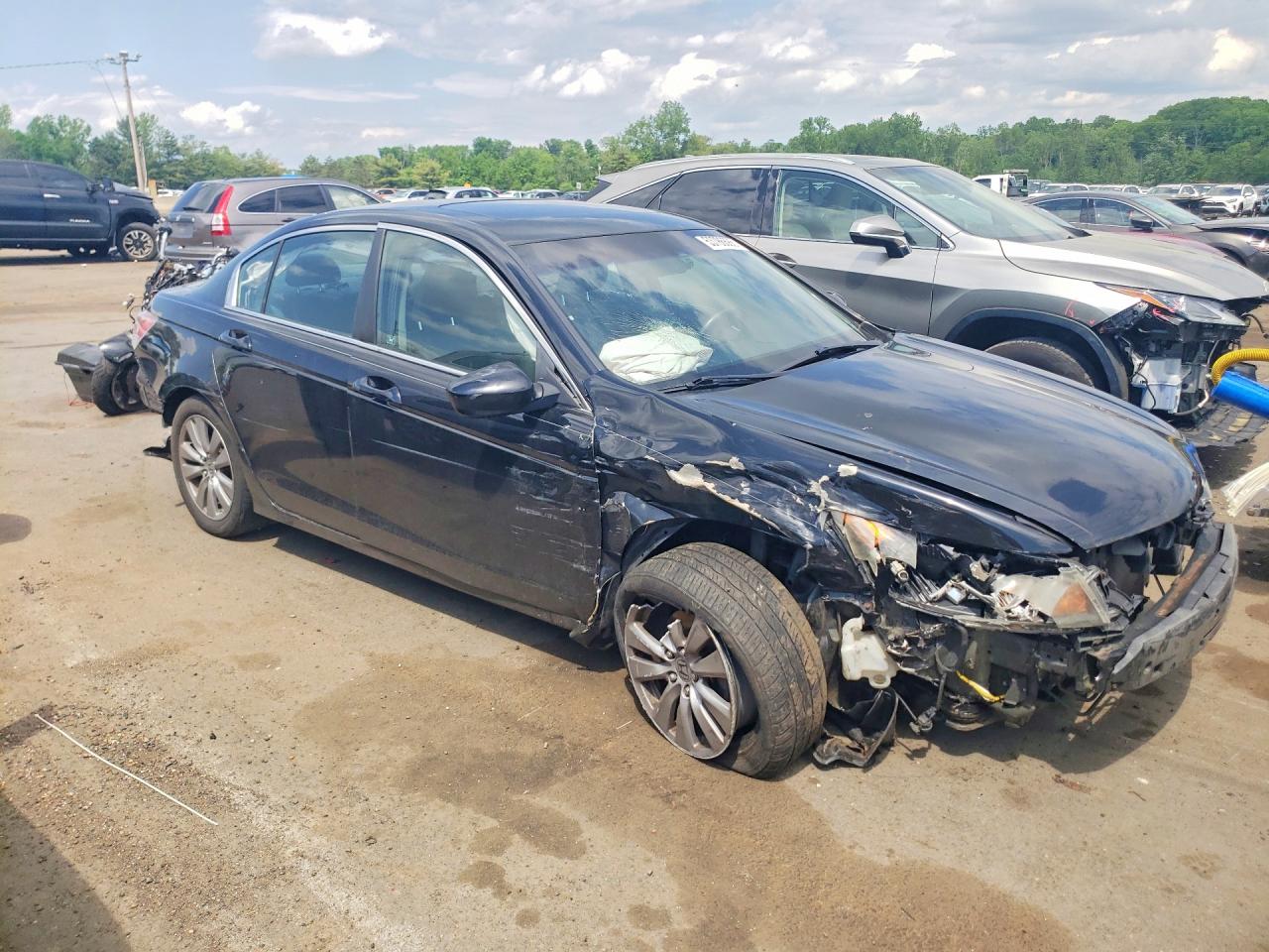 2012 Honda Accord Exl Black vin: 1HGCP2F84CA062485