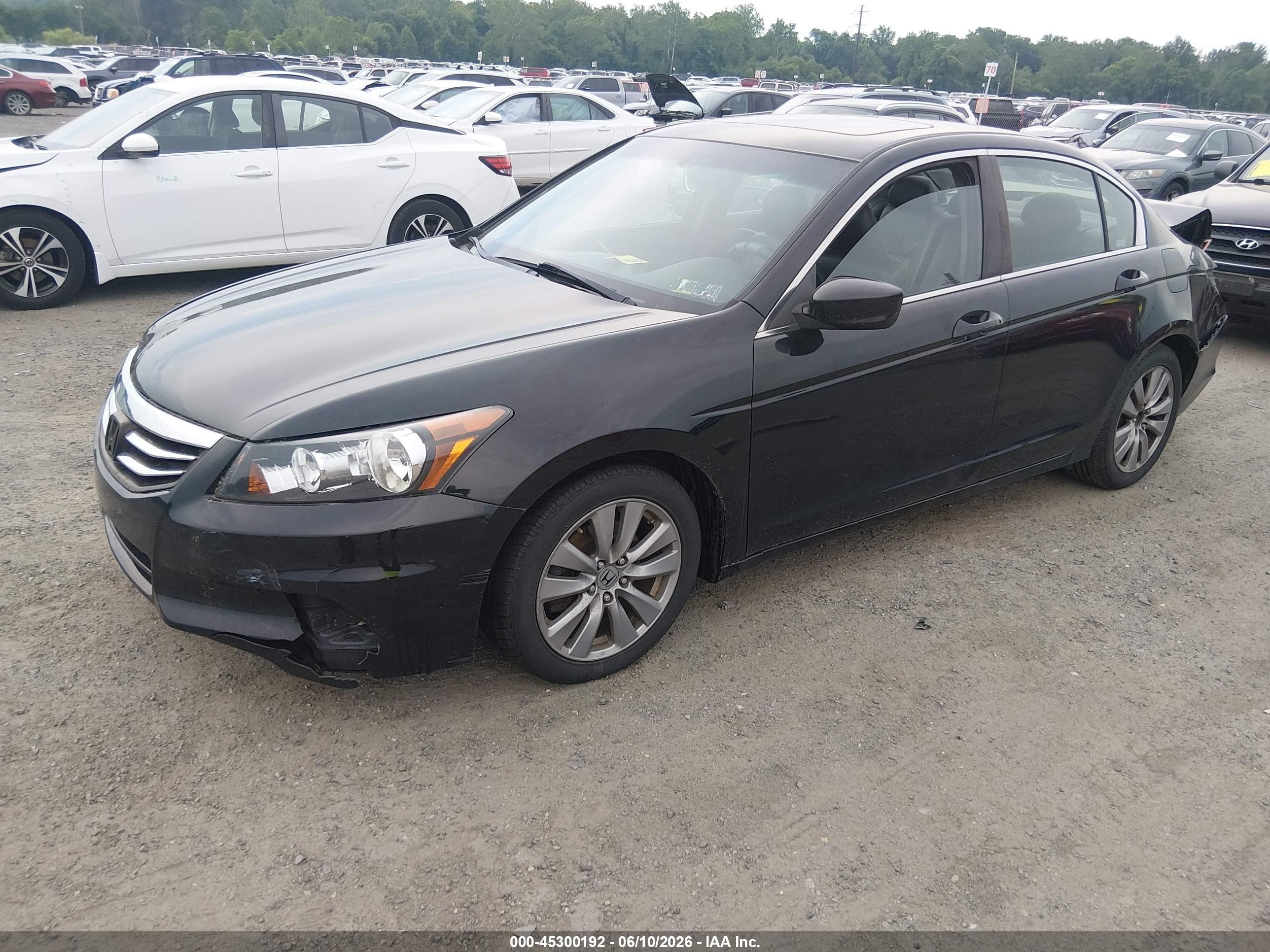 2012 Honda Accord 2.4 Ex-l Black vin: 1HGCP2F84CA070229