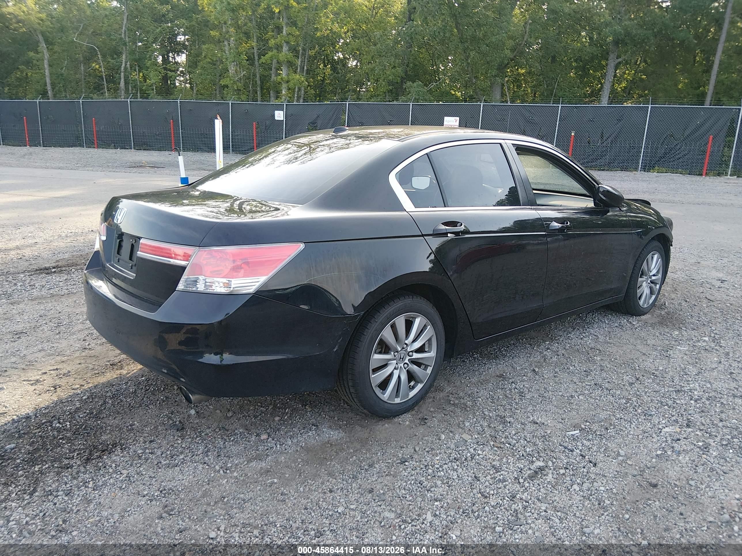 2012 Honda Accord 2.4 Ex-l Black vin: 1HGCP2F84CA077584