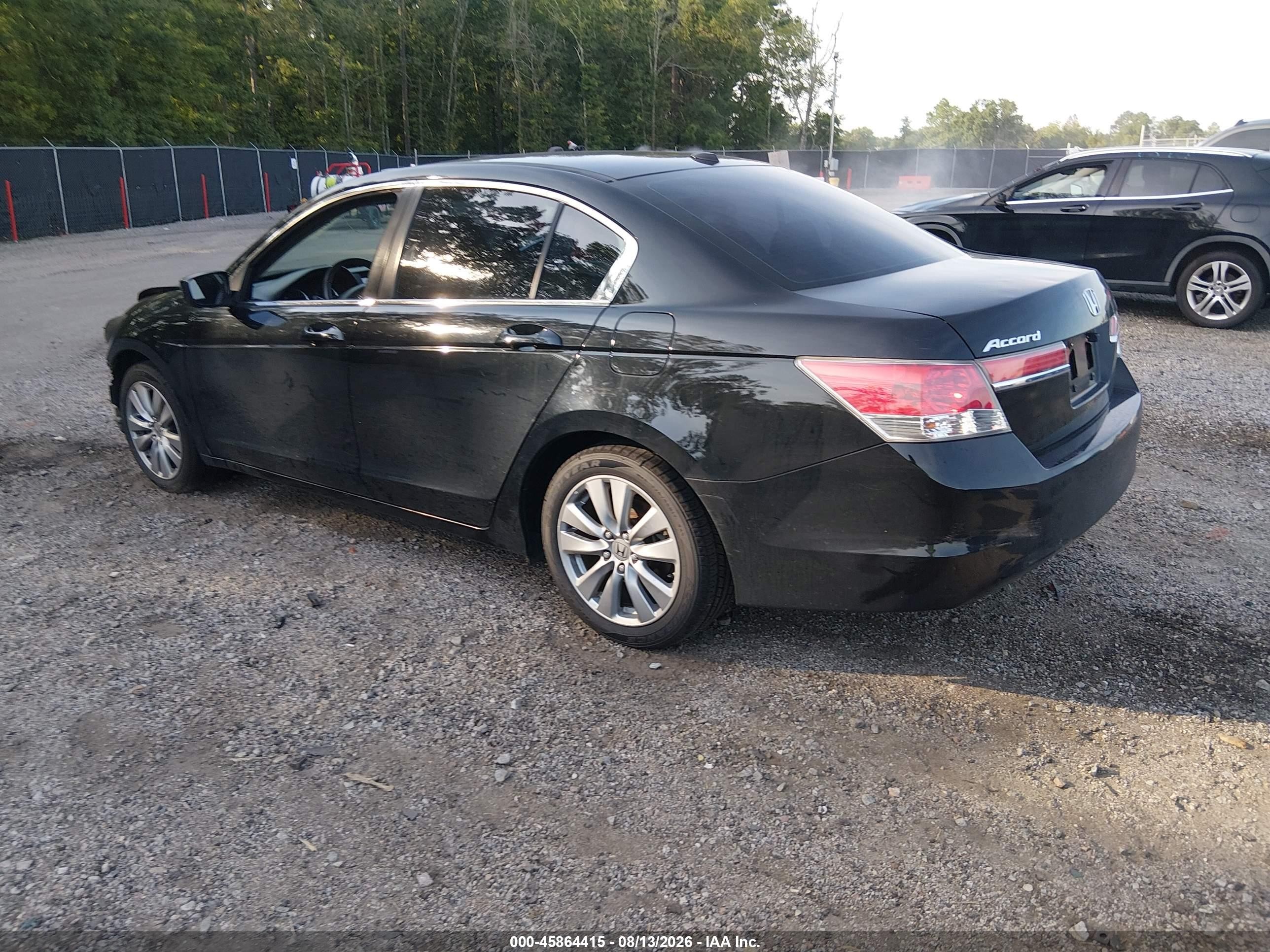 2012 Honda Accord 2.4 Ex-l Black vin: 1HGCP2F84CA077584