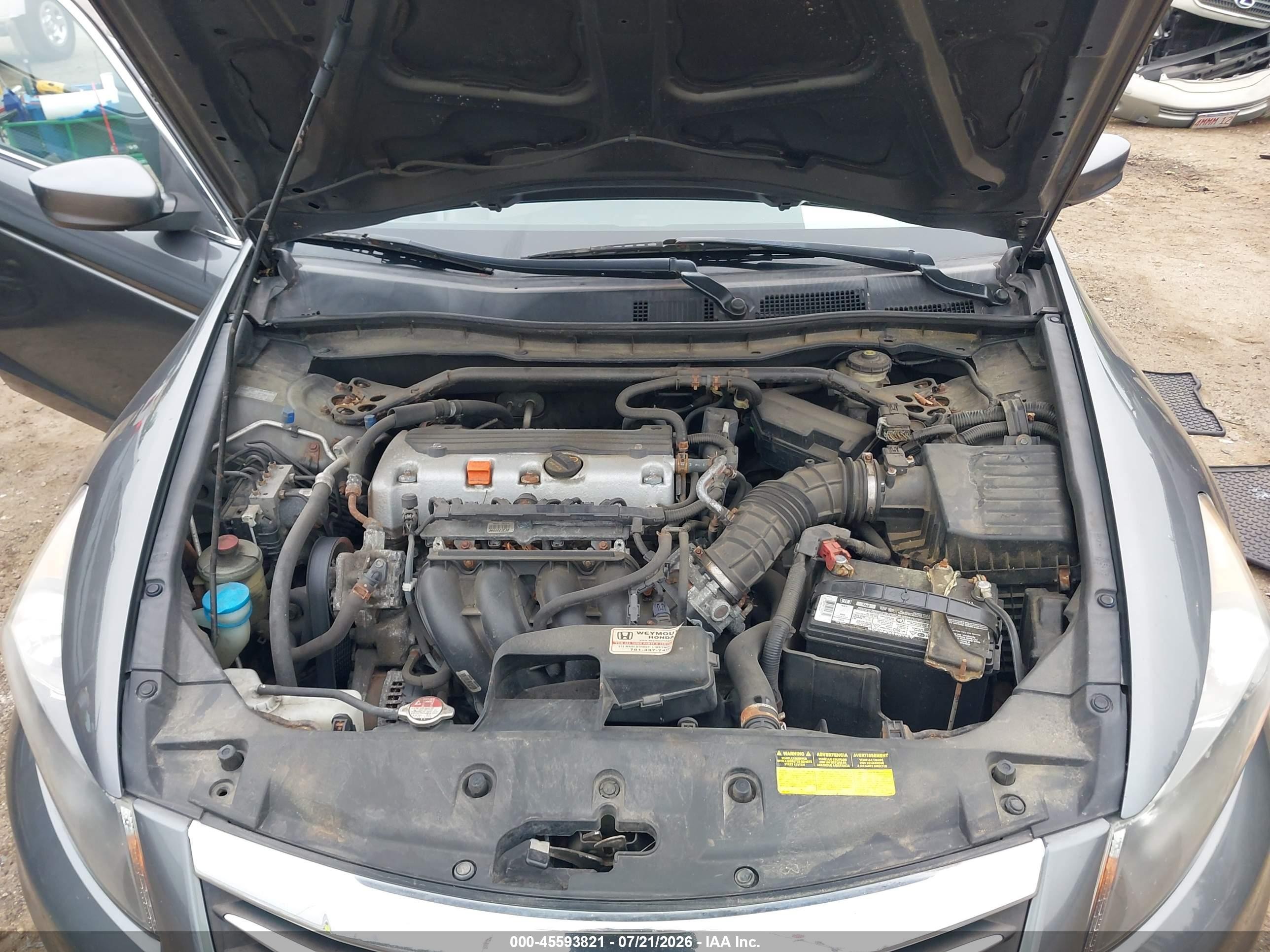 2012 Honda Accord 2.4 Ex-l Gray vin: 1HGCP2F84CA101933