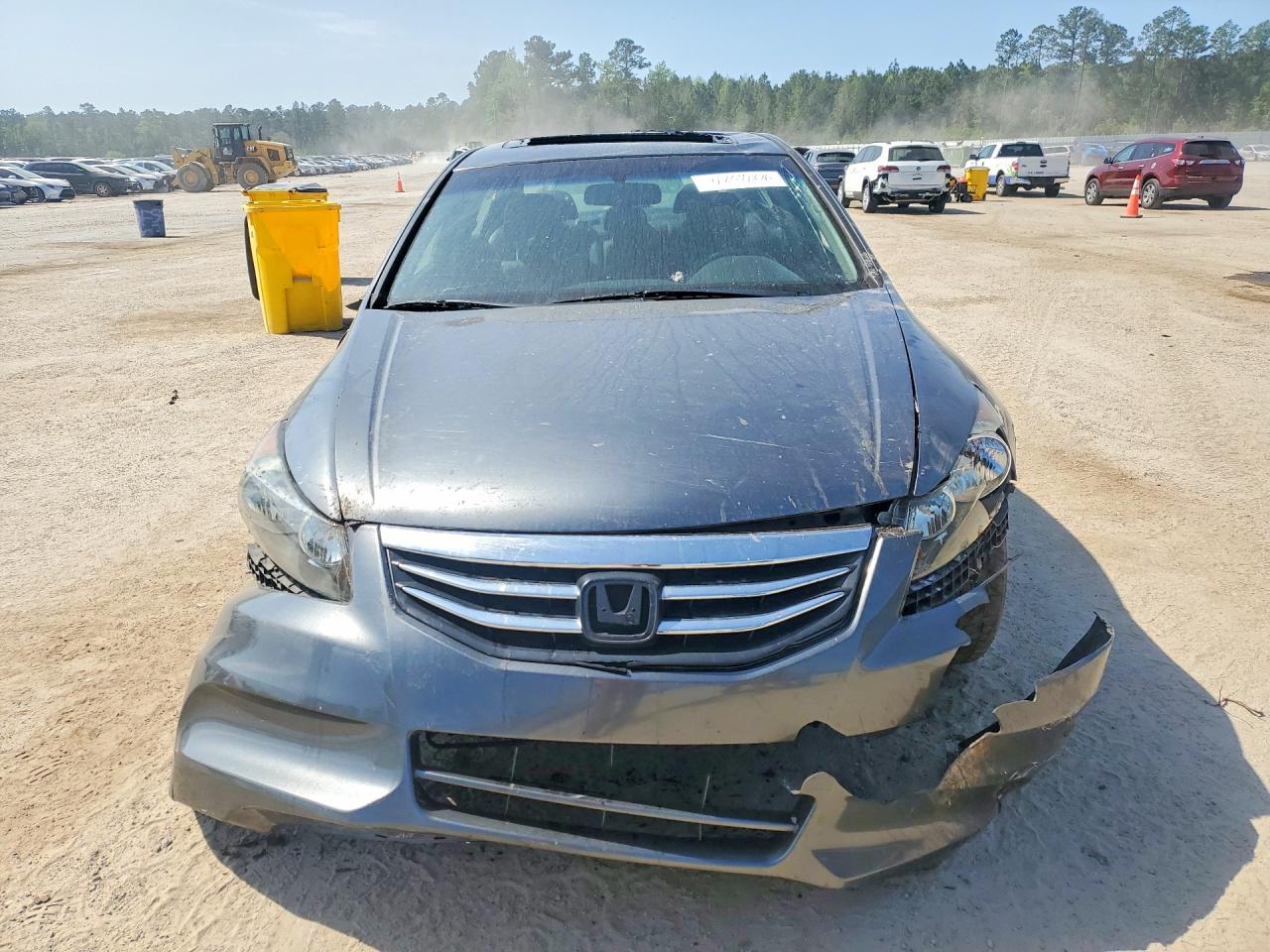 2012 Honda Accord Exl Gray vin: 1HGCP2F84CA108932