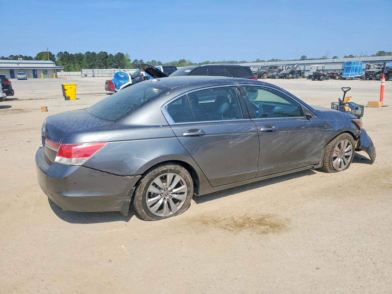 2012 Honda Accord Exl Gray vin: 1HGCP2F84CA108932