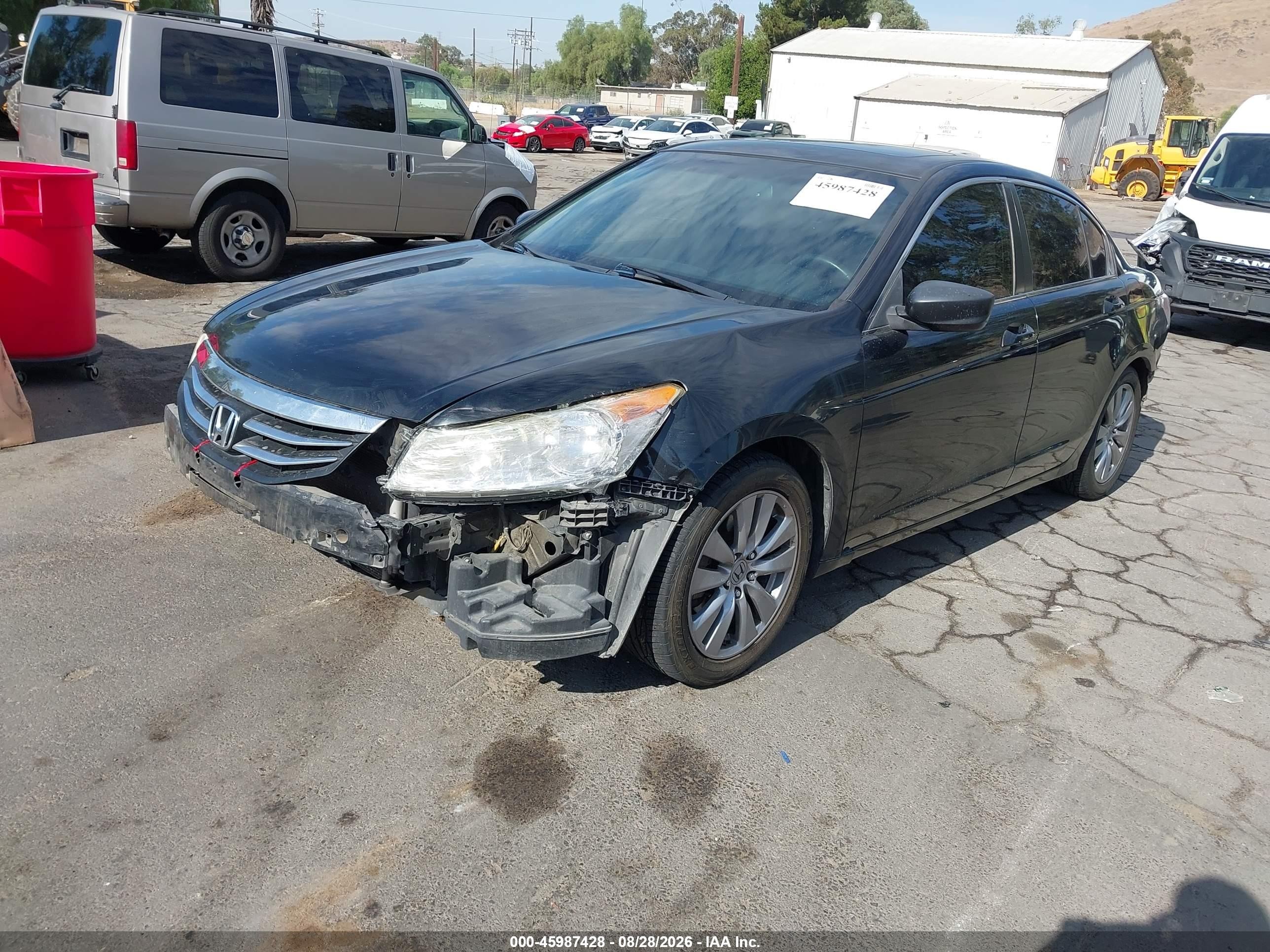 2012 Honda Accord 2.4 Ex-l Black vin: 1HGCP2F84CA120689