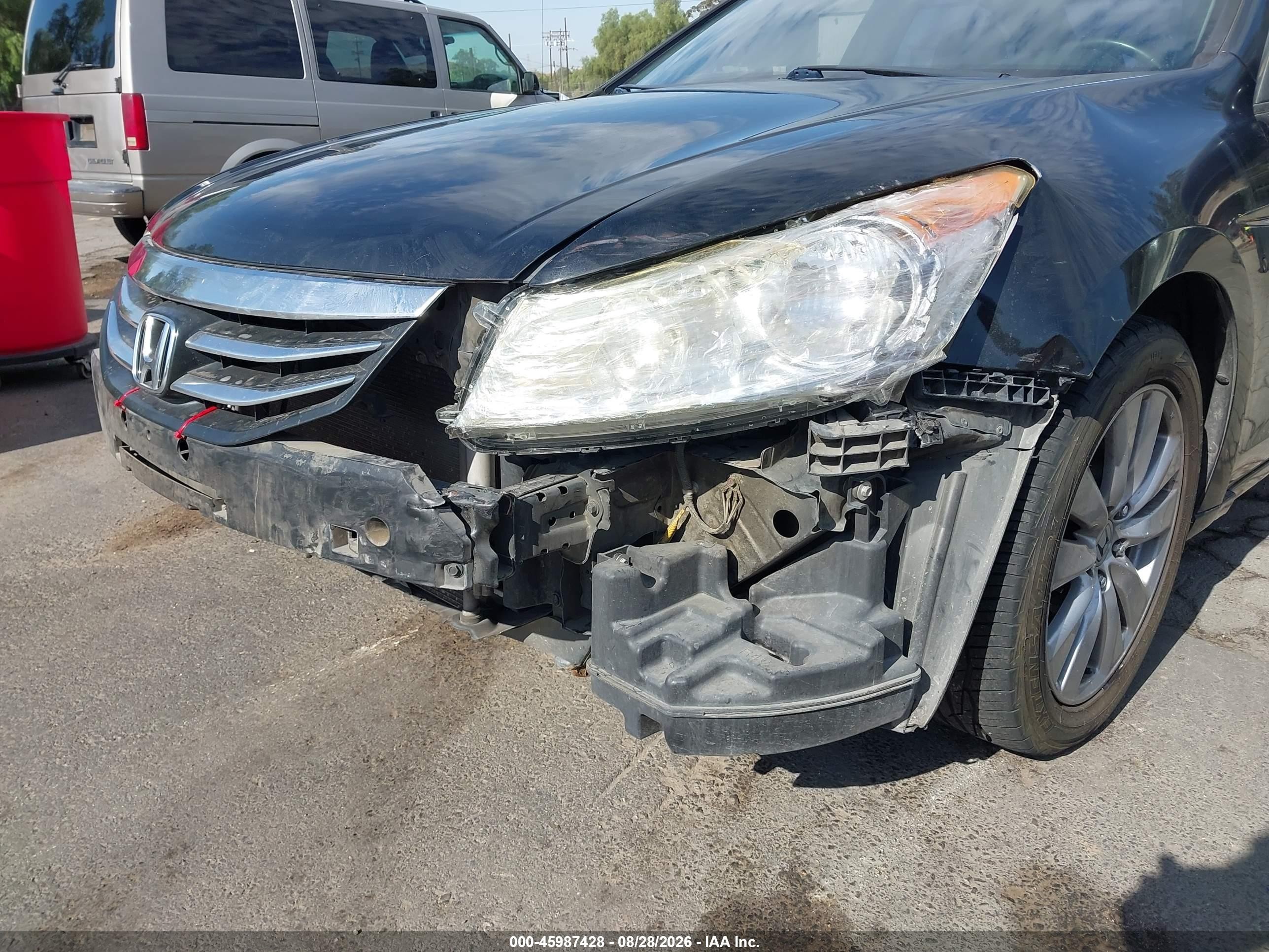 2012 Honda Accord 2.4 Ex-l Black vin: 1HGCP2F84CA120689