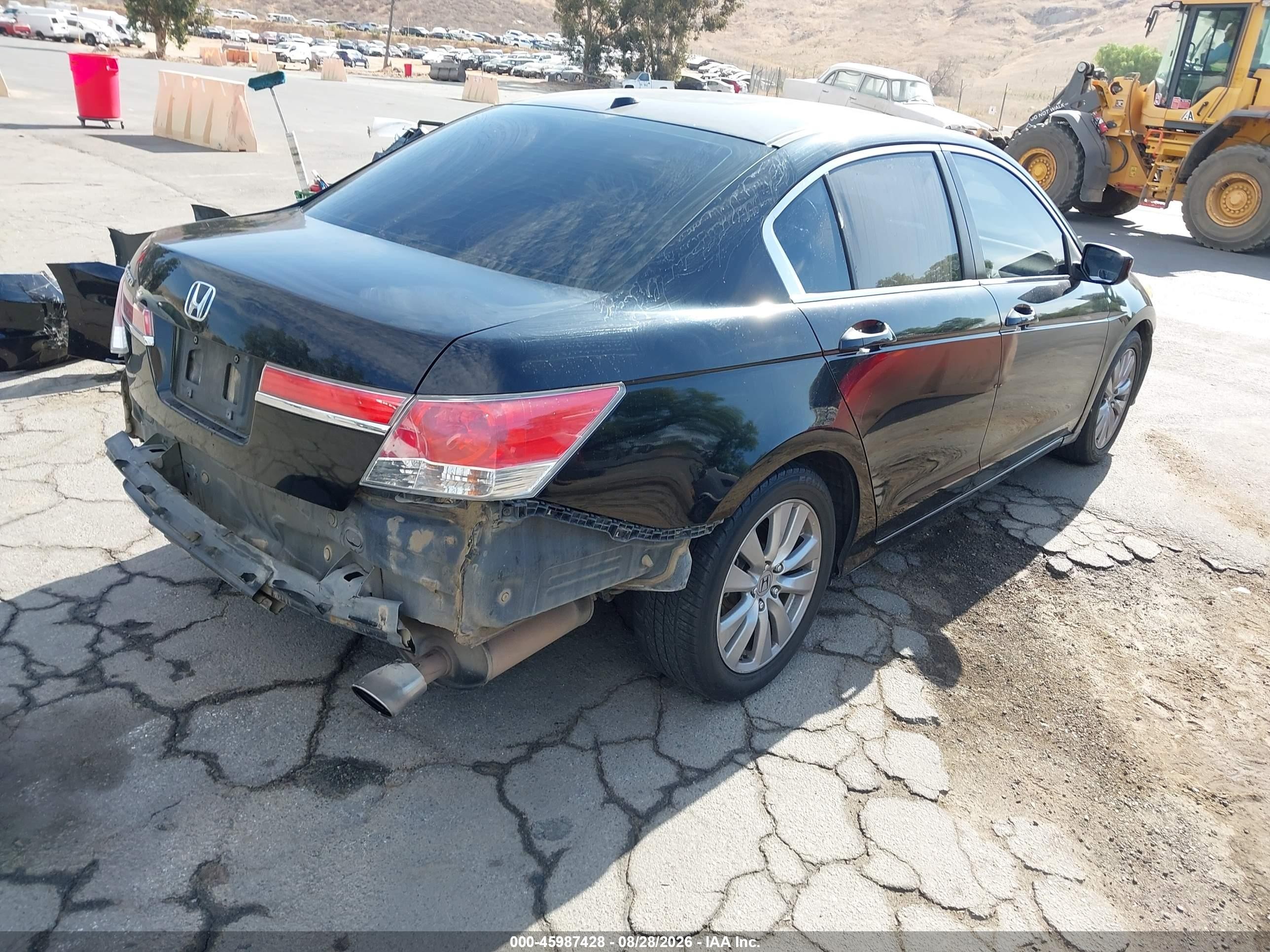 2012 Honda Accord 2.4 Ex-l Black vin: 1HGCP2F84CA120689
