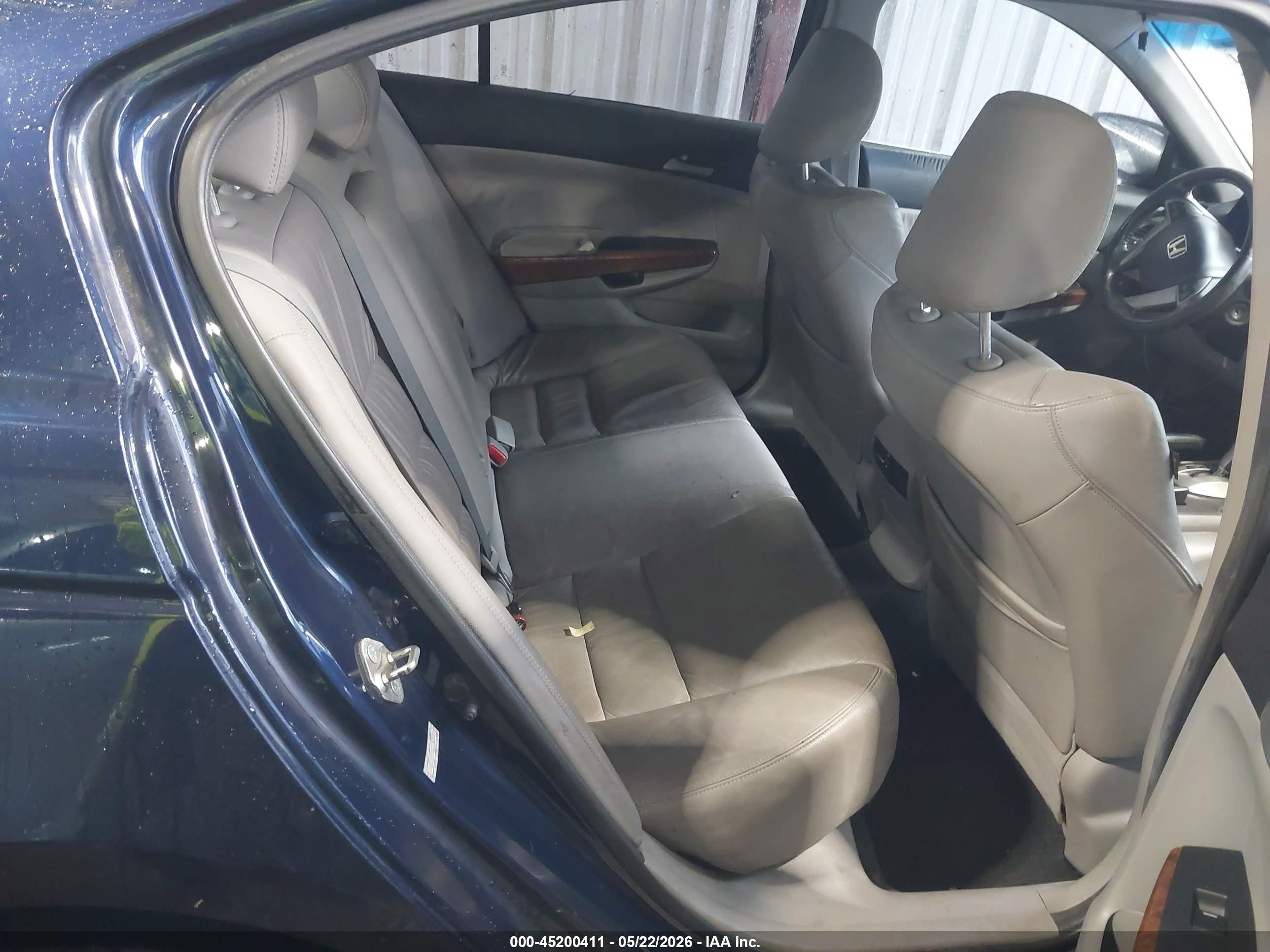 2012 Honda Accord 2.4 Ex-l Blue vin: 1HGCP2F84CA132826