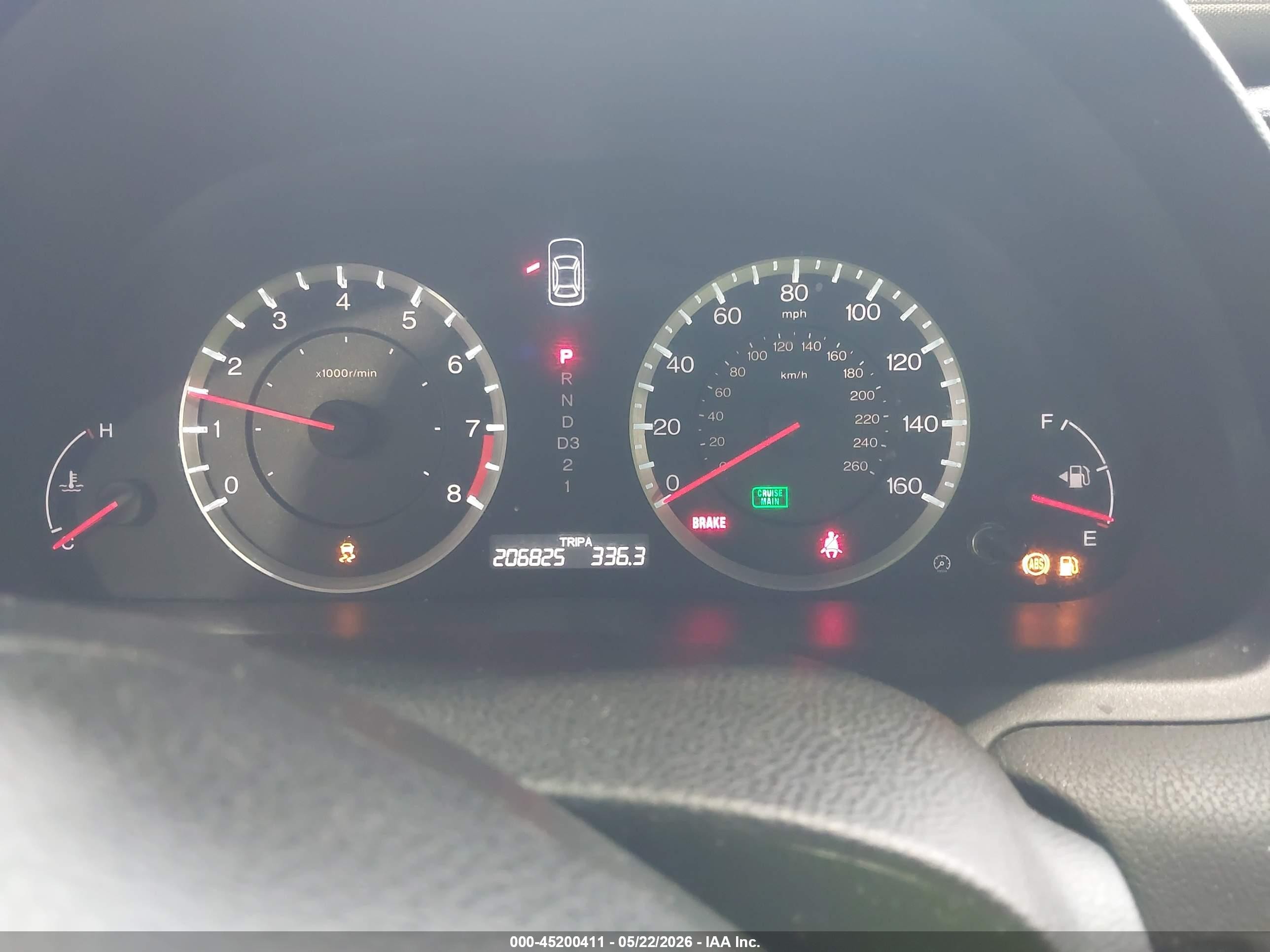 2012 Honda Accord 2.4 Ex-l Blue vin: 1HGCP2F84CA132826