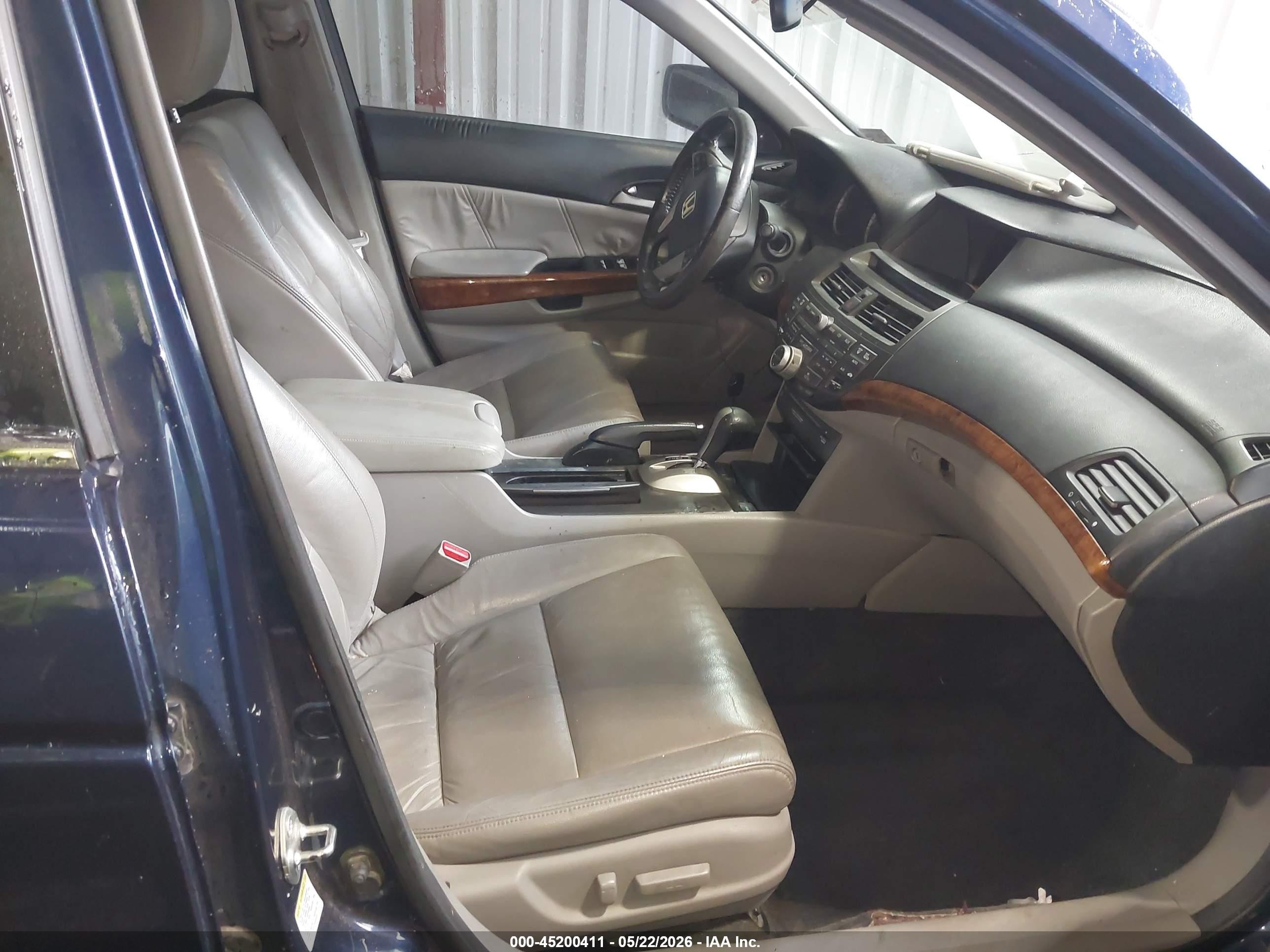 2012 Honda Accord 2.4 Ex-l Blue vin: 1HGCP2F84CA132826
