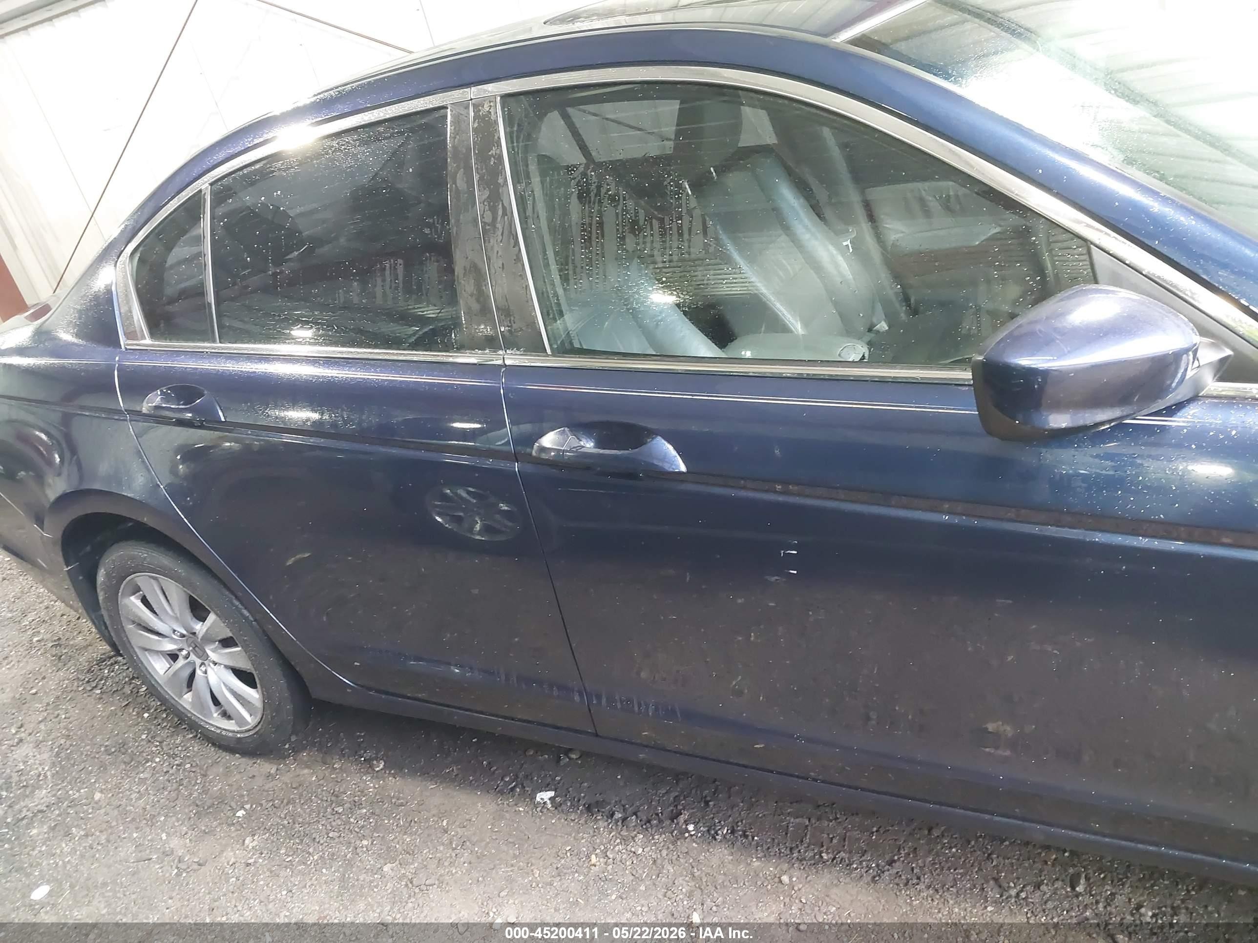 2012 Honda Accord 2.4 Ex-l Blue vin: 1HGCP2F84CA132826