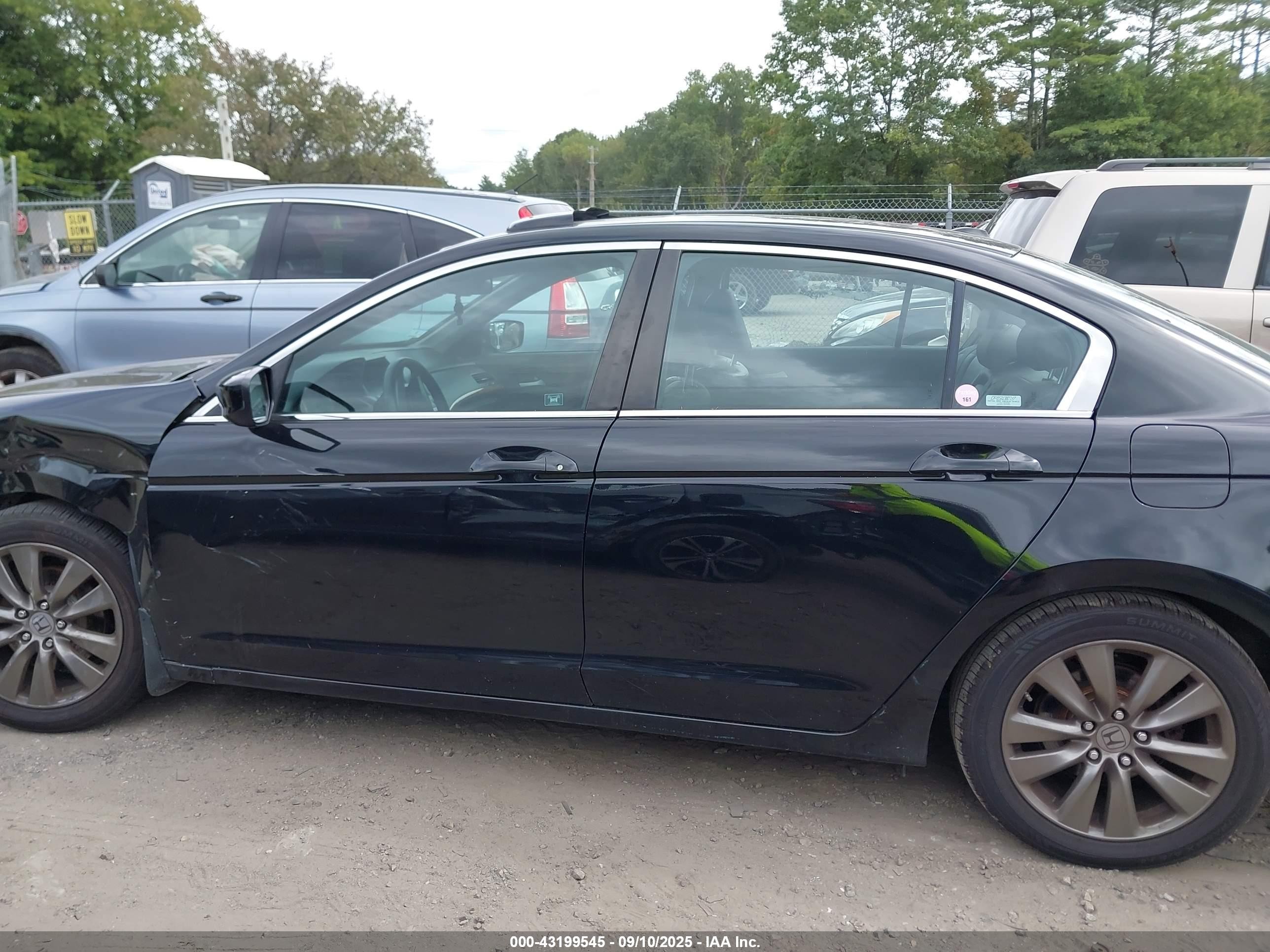 2012 Honda Accord Sdn 2.4 Ex-l/ex-l Black vin: 1HGCP2F84CA136150