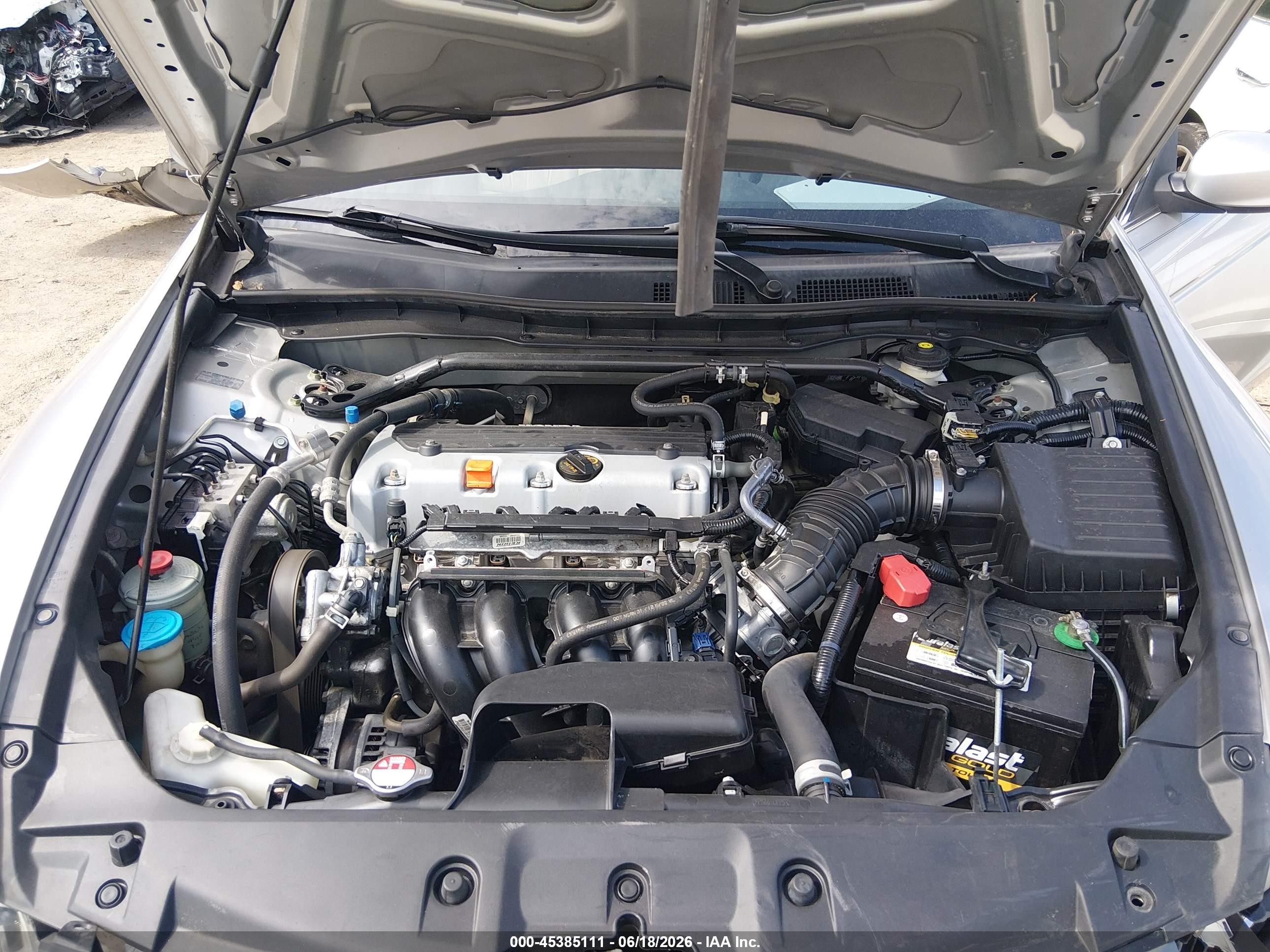 2012 Honda Accord 2.4 Ex-l Silver vin: 1HGCP2F84CA137783