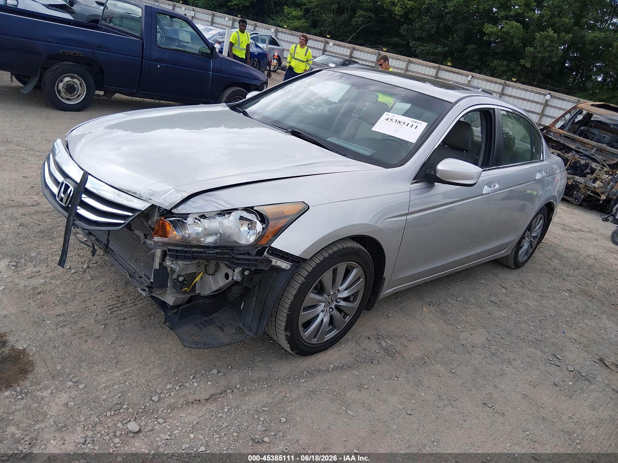 2012 Honda Accord 2.4 Ex-l Silver vin: 1HGCP2F84CA137783