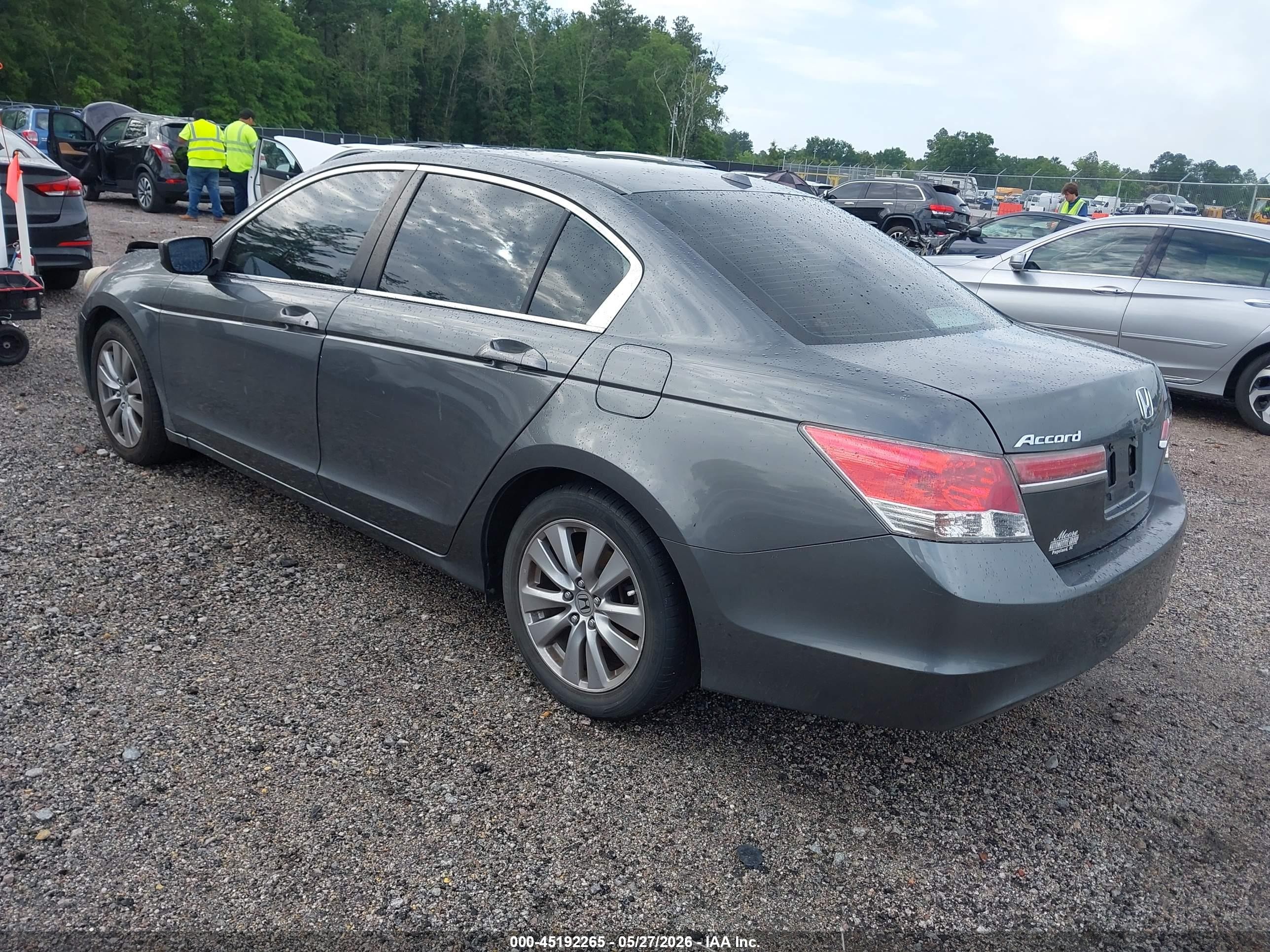 2012 Honda Accord 2.4 Ex-l Gray vin: 1HGCP2F84CA143194