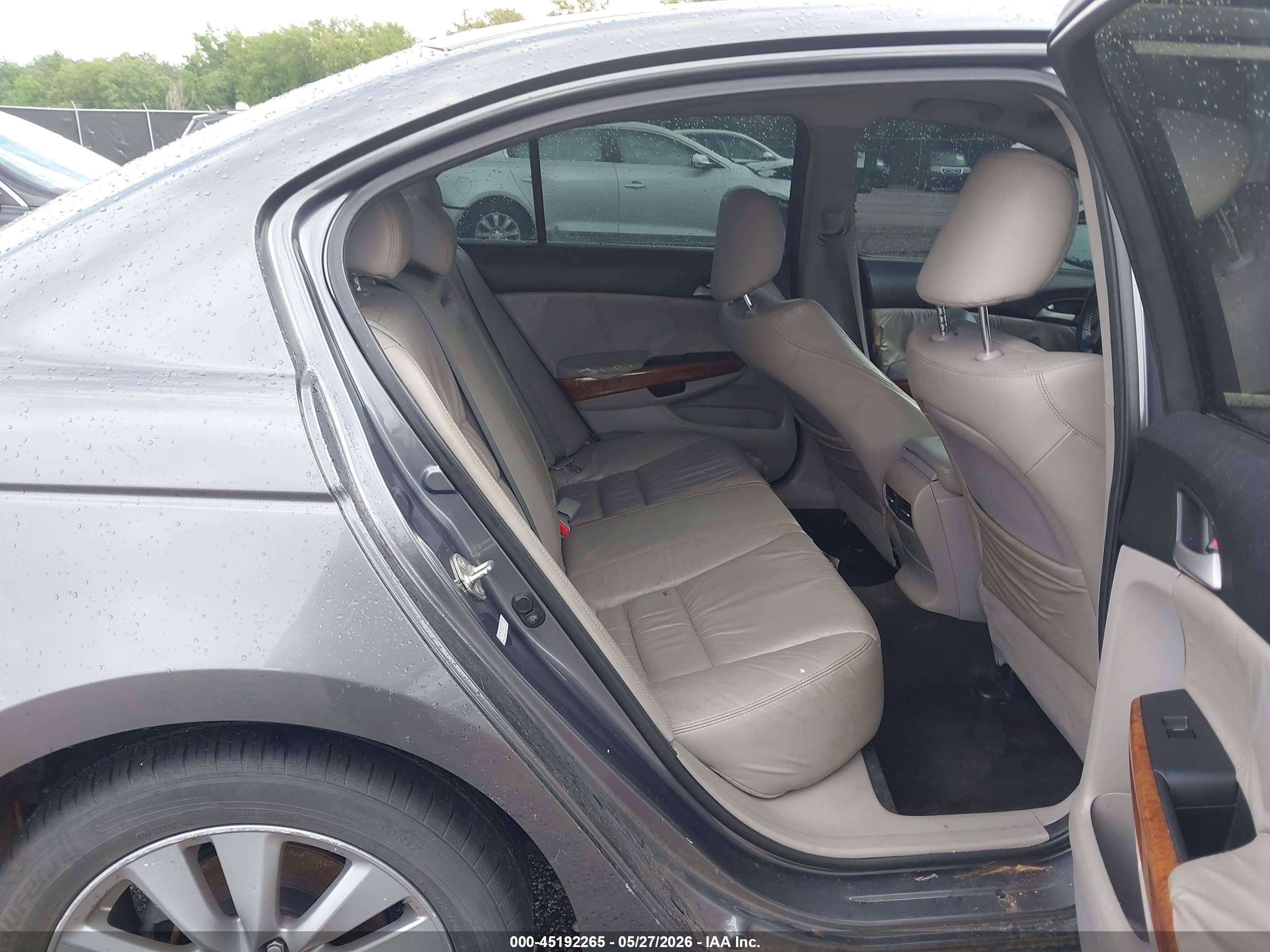 2012 Honda Accord 2.4 Ex-l Gray vin: 1HGCP2F84CA143194