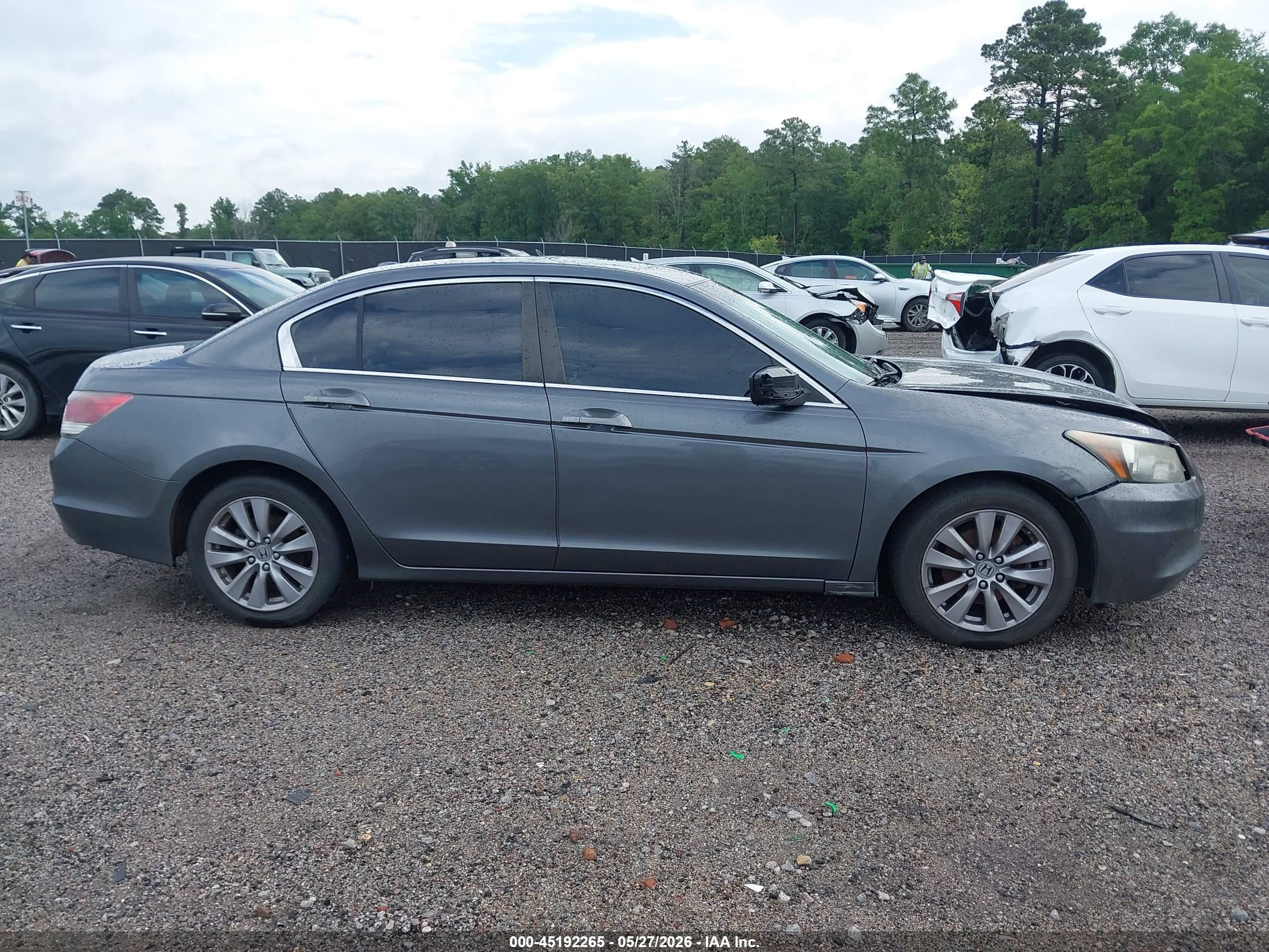 2012 Honda Accord 2.4 Ex-l Gray vin: 1HGCP2F84CA143194