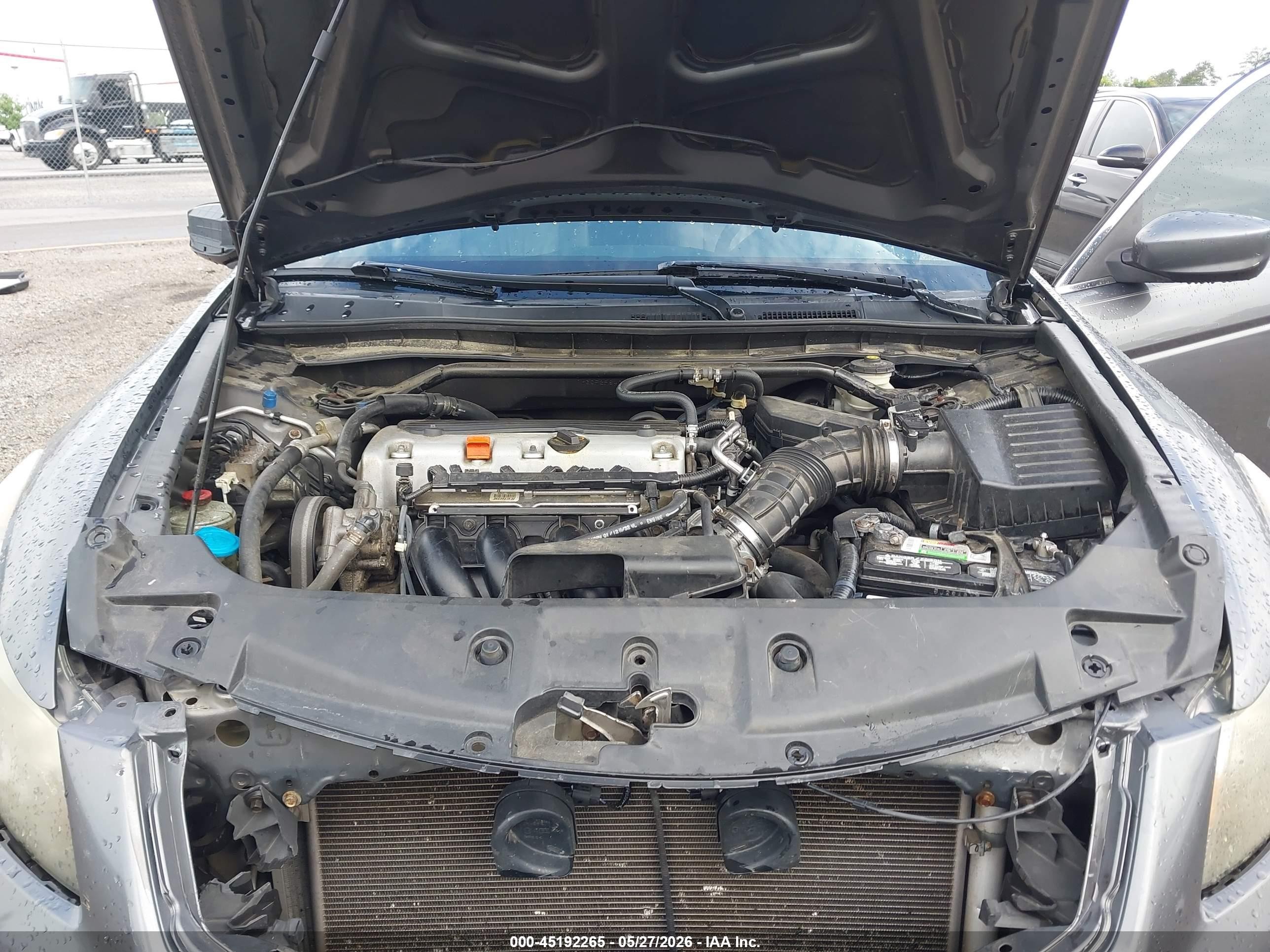 2012 Honda Accord 2.4 Ex-l Gray vin: 1HGCP2F84CA143194