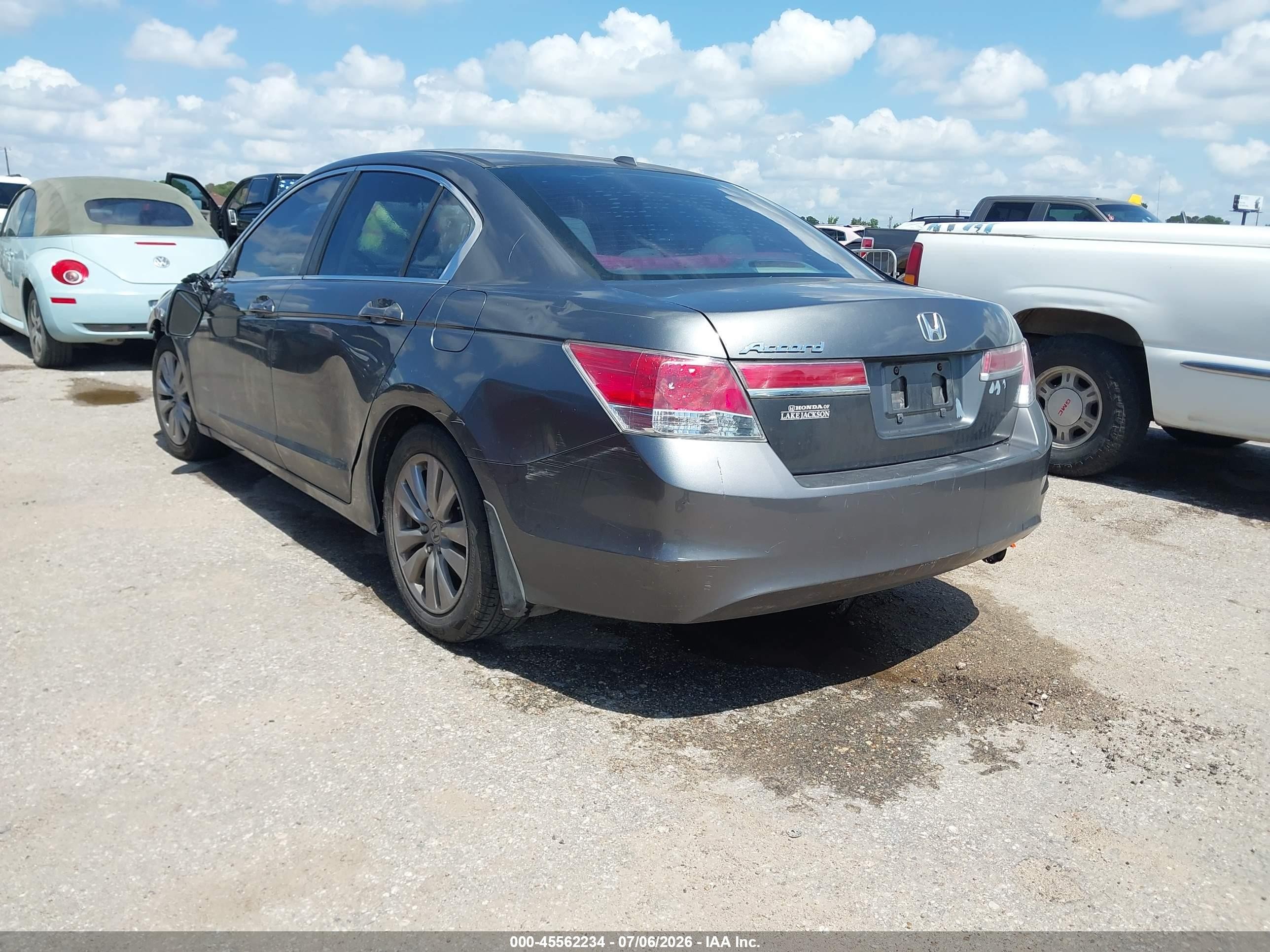 2012 Honda Accord 2.4 Ex-l Gray vin: 1HGCP2F84CA173067