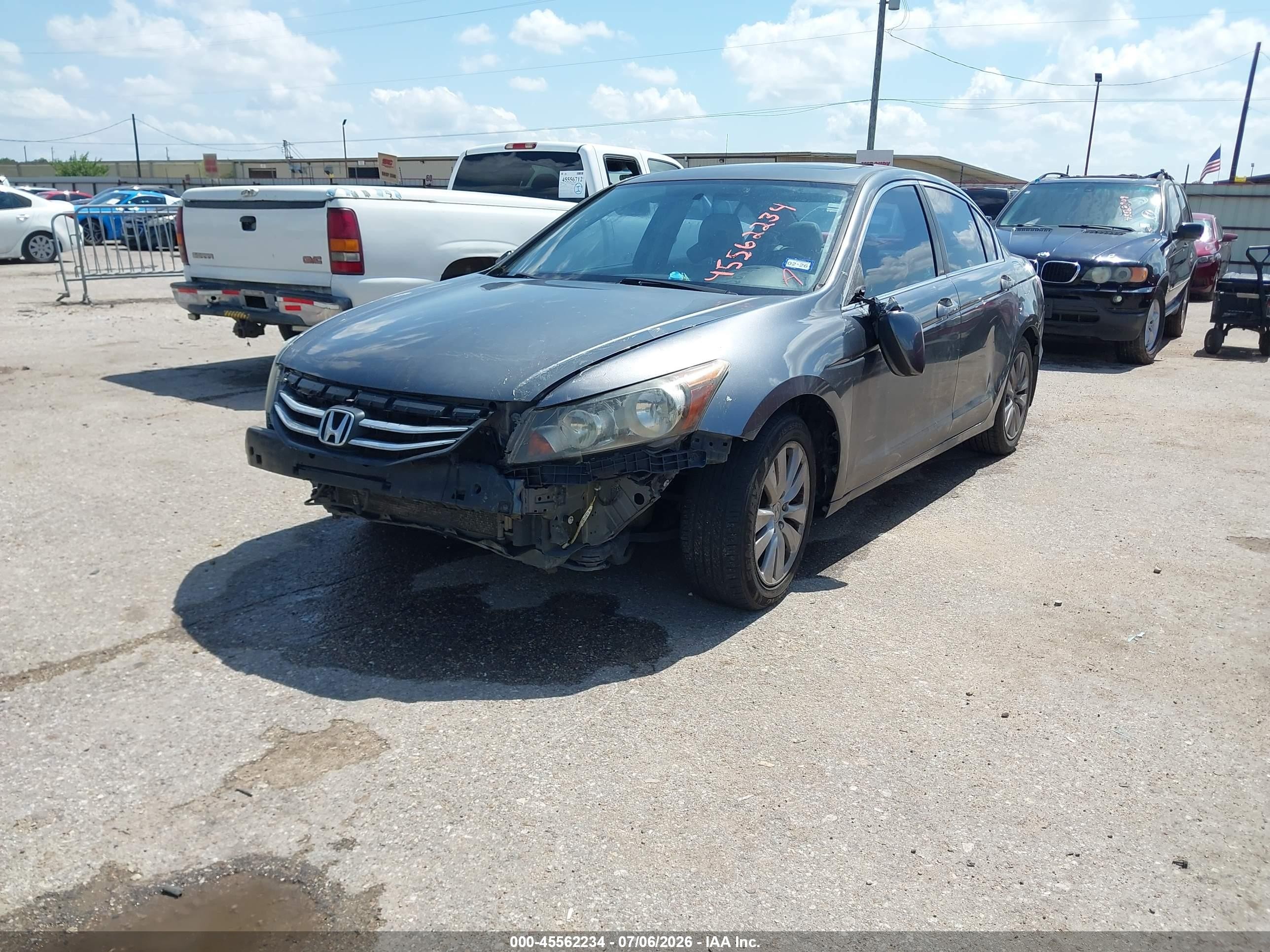 2012 Honda Accord 2.4 Ex-l Gray vin: 1HGCP2F84CA173067