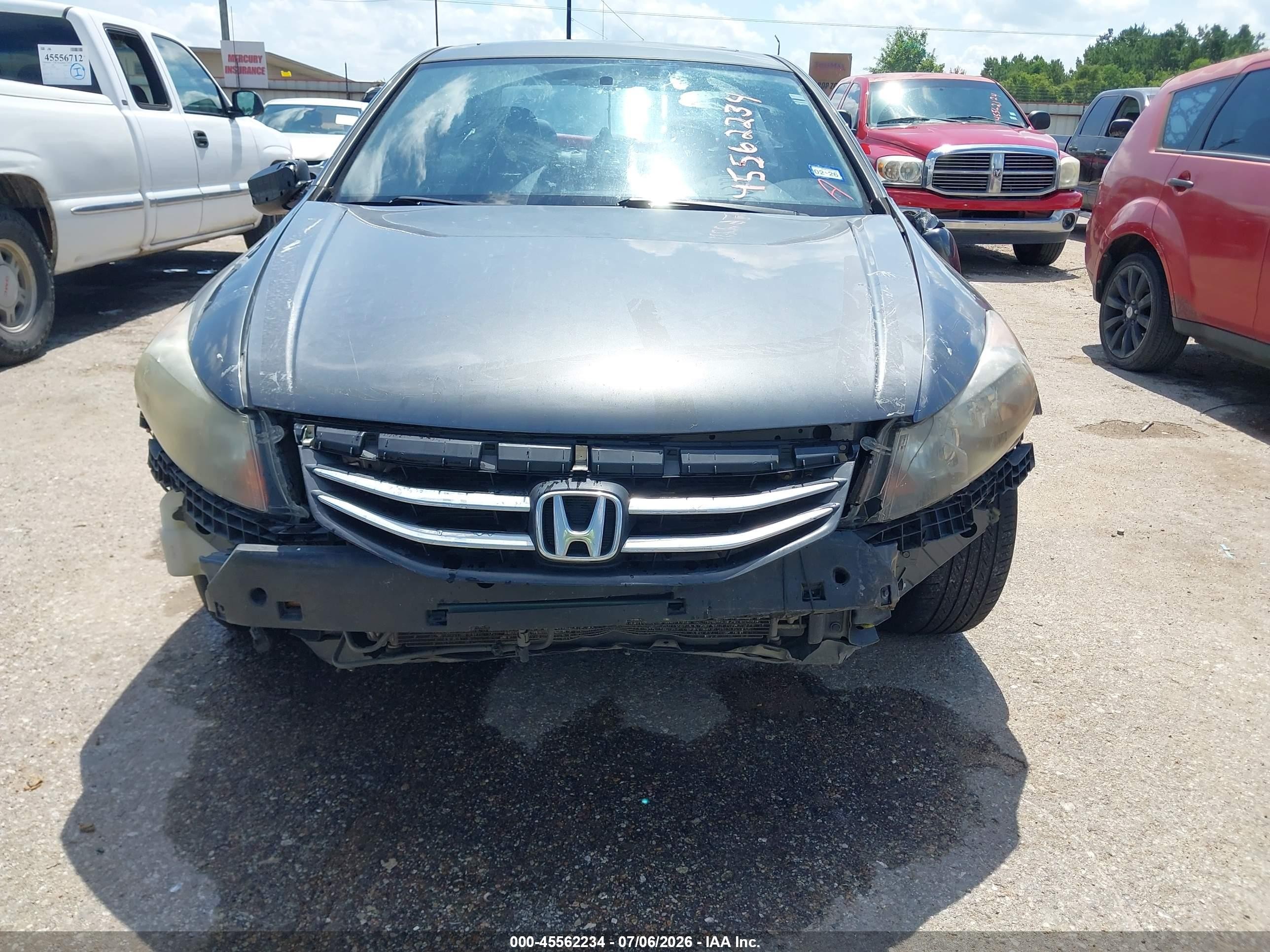 2012 Honda Accord 2.4 Ex-l Gray vin: 1HGCP2F84CA173067