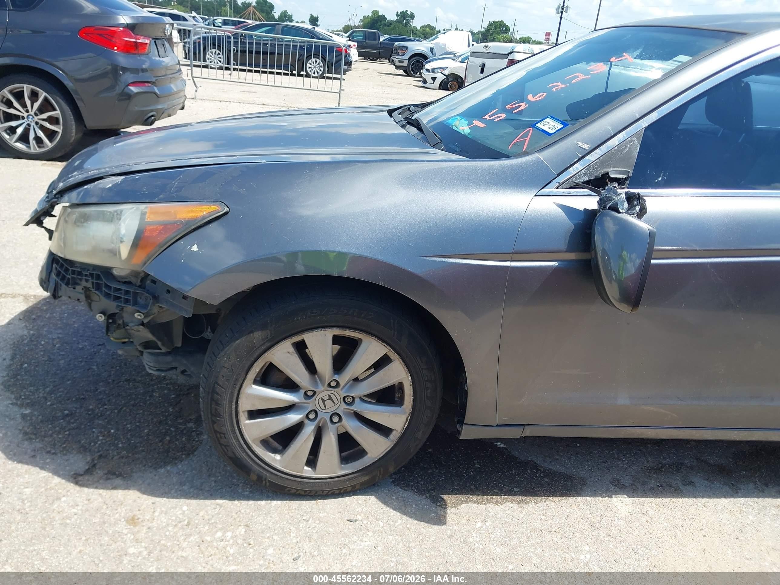 2012 Honda Accord 2.4 Ex-l Gray vin: 1HGCP2F84CA173067