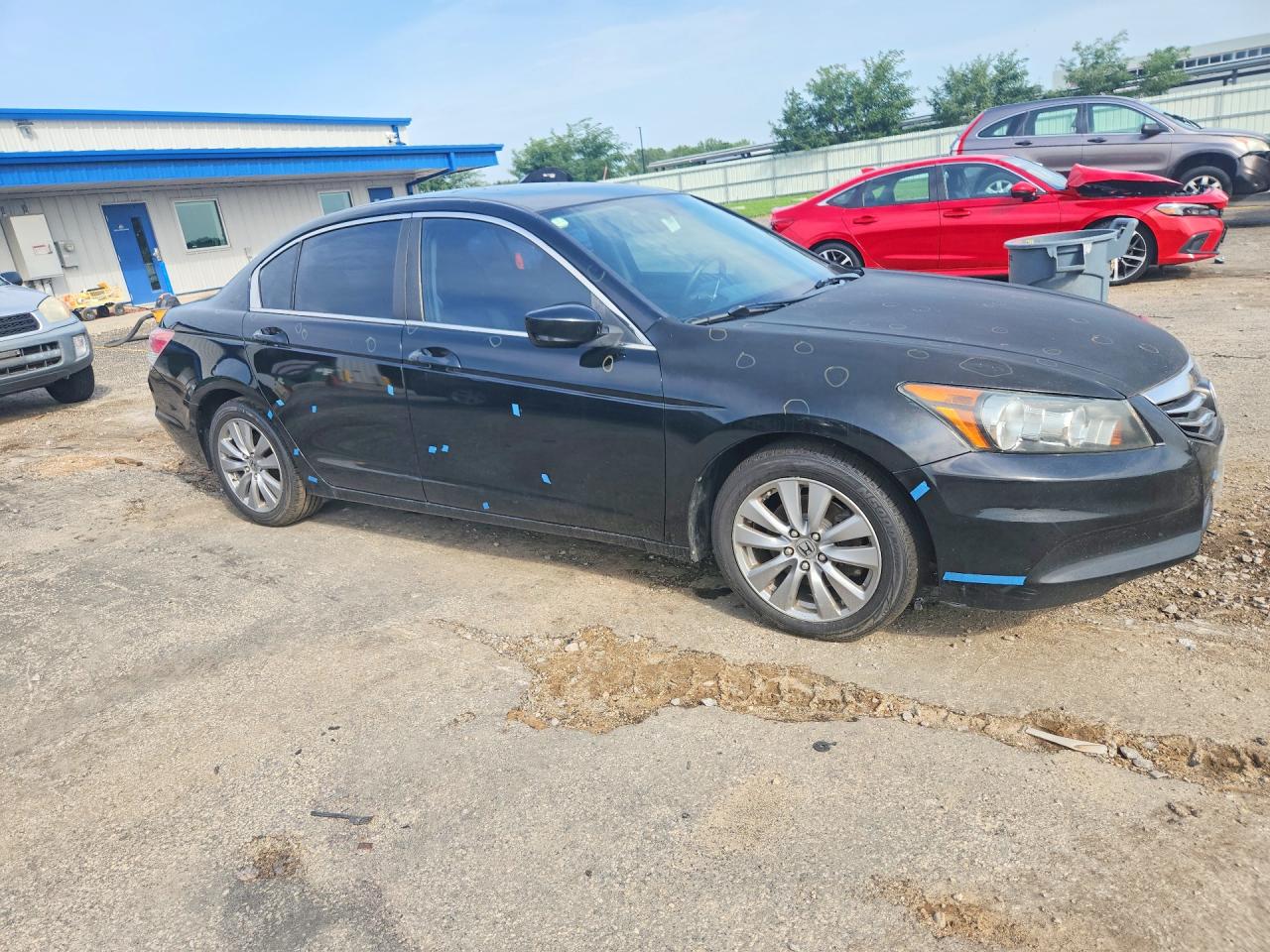 2012 Honda Accord Exl Черный vin: 1HGCP2F84CA803010