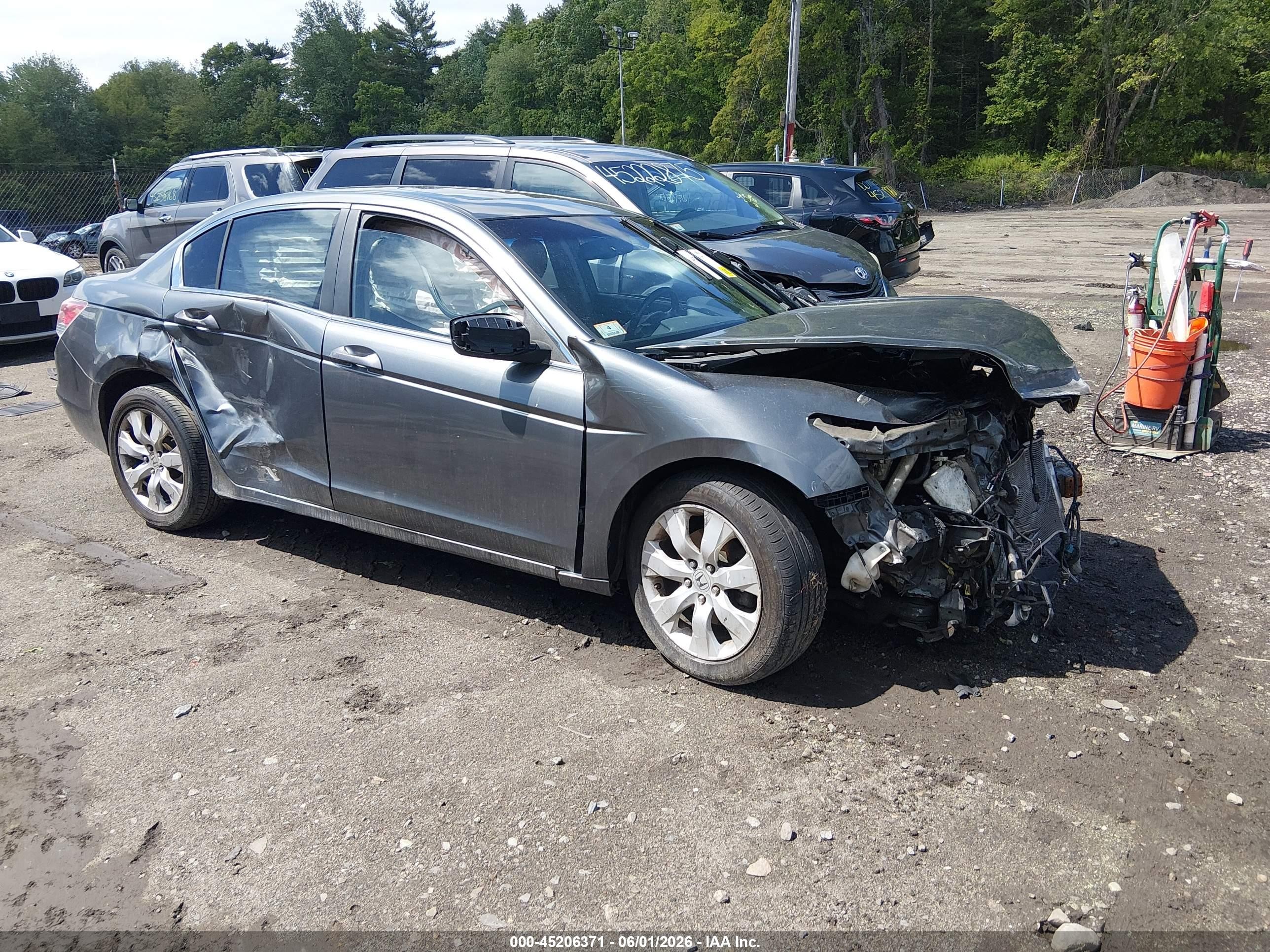 2010 Honda Accord 2.4 Ex-l Серый vin: 1HGCP2F85AA003510