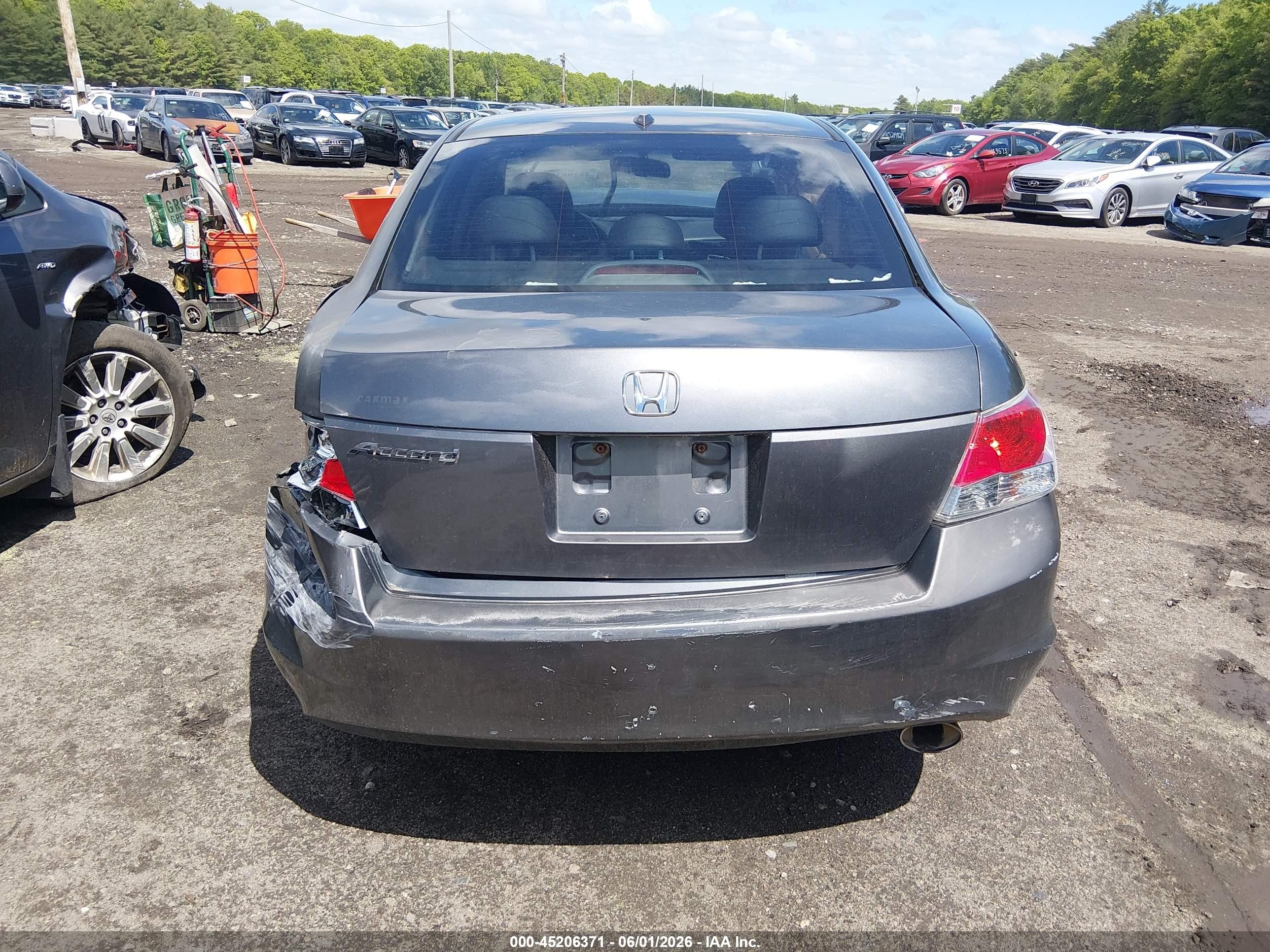 2010 Honda Accord 2.4 Ex-l Gray vin: 1HGCP2F85AA003510