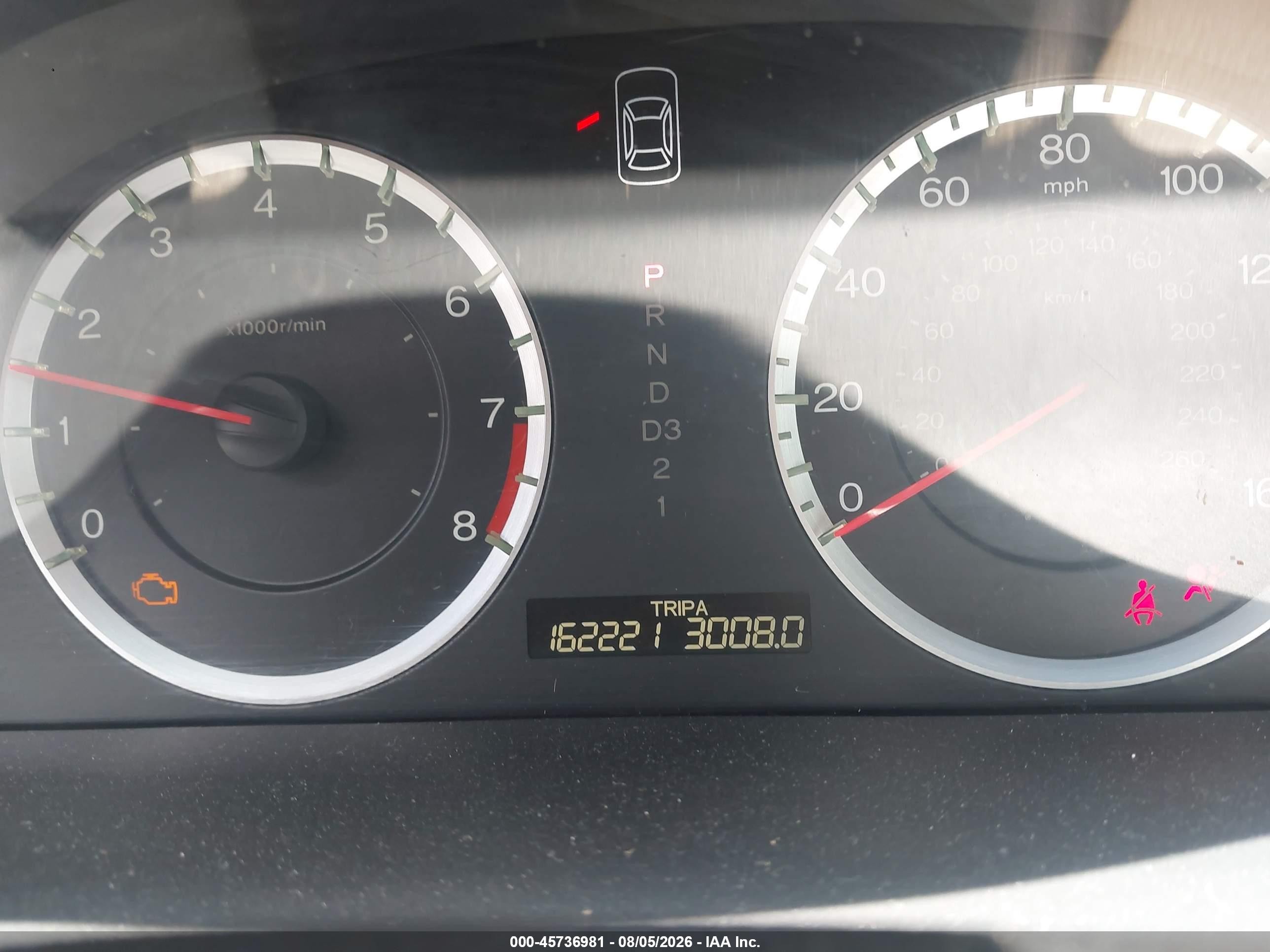 2010 Honda Accord 2.4 Ex-l Бордовый vin: 1HGCP2F85AA025247