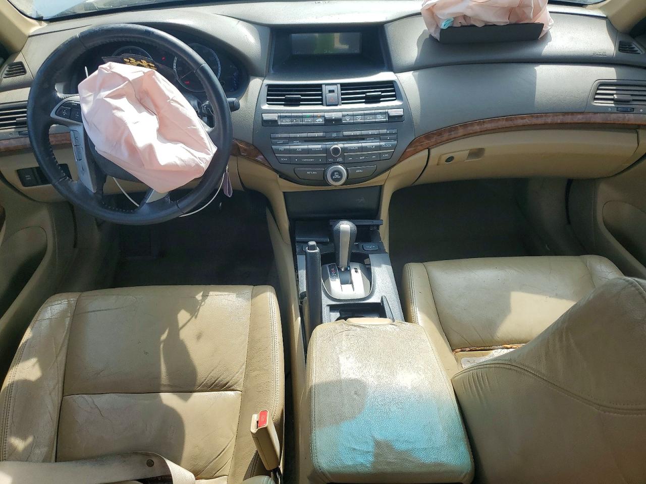 2010 Honda Accord Exl White vin: 1HGCP2F85AA033073