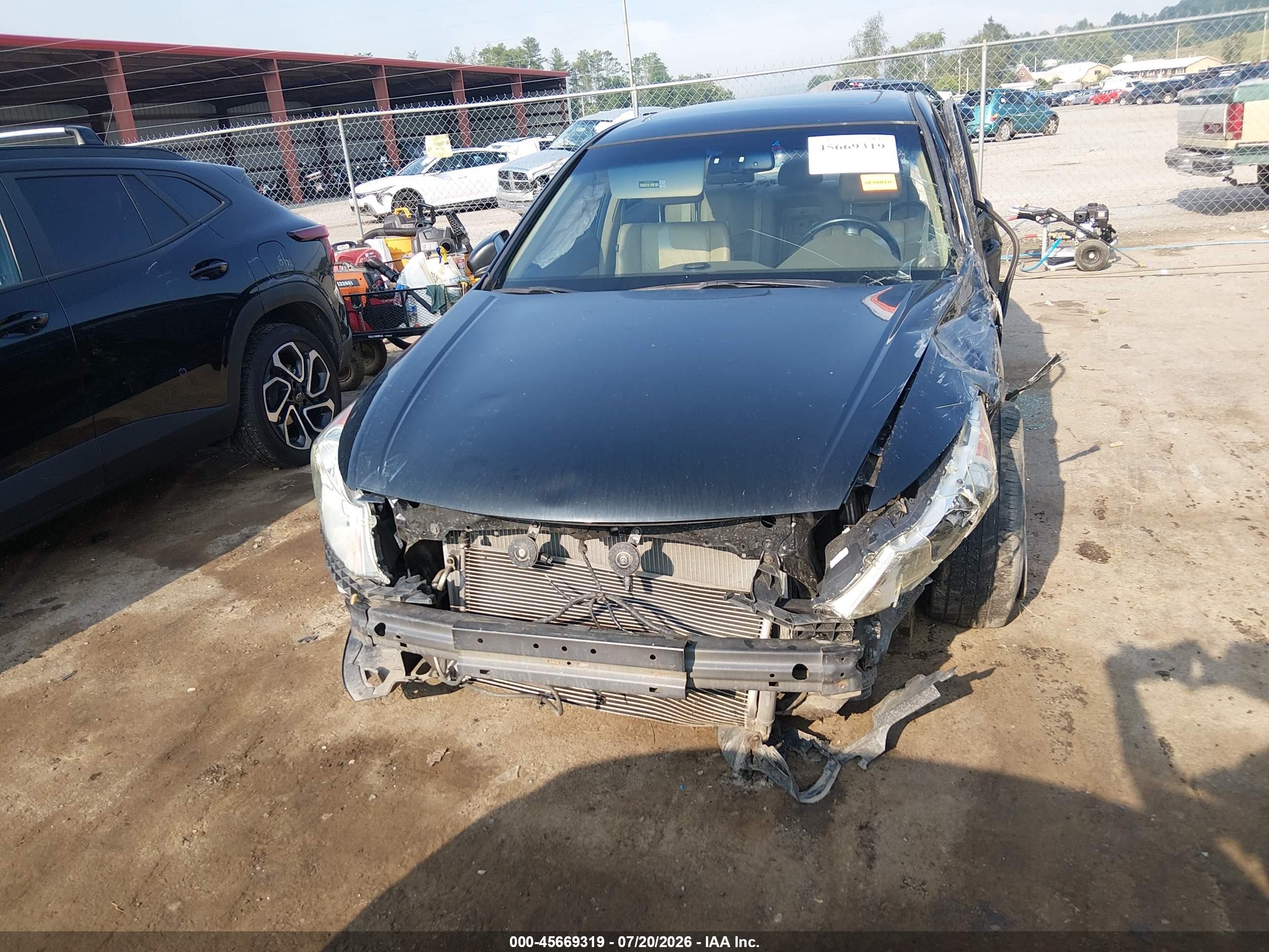 2010 Honda Accord 2.4 Ex-l Black vin: 1HGCP2F85AA037172
