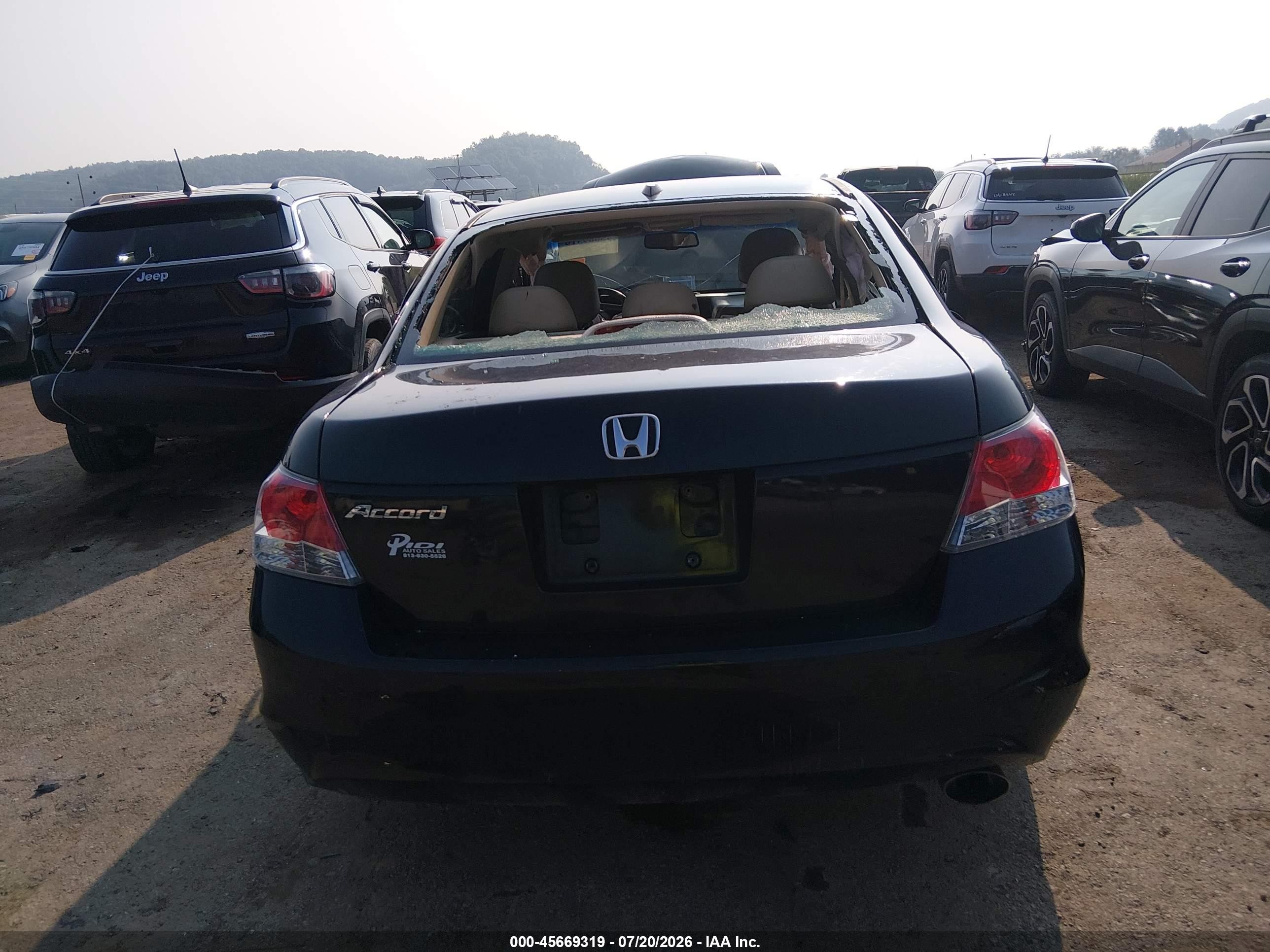 2010 Honda Accord 2.4 Ex-l Black vin: 1HGCP2F85AA037172