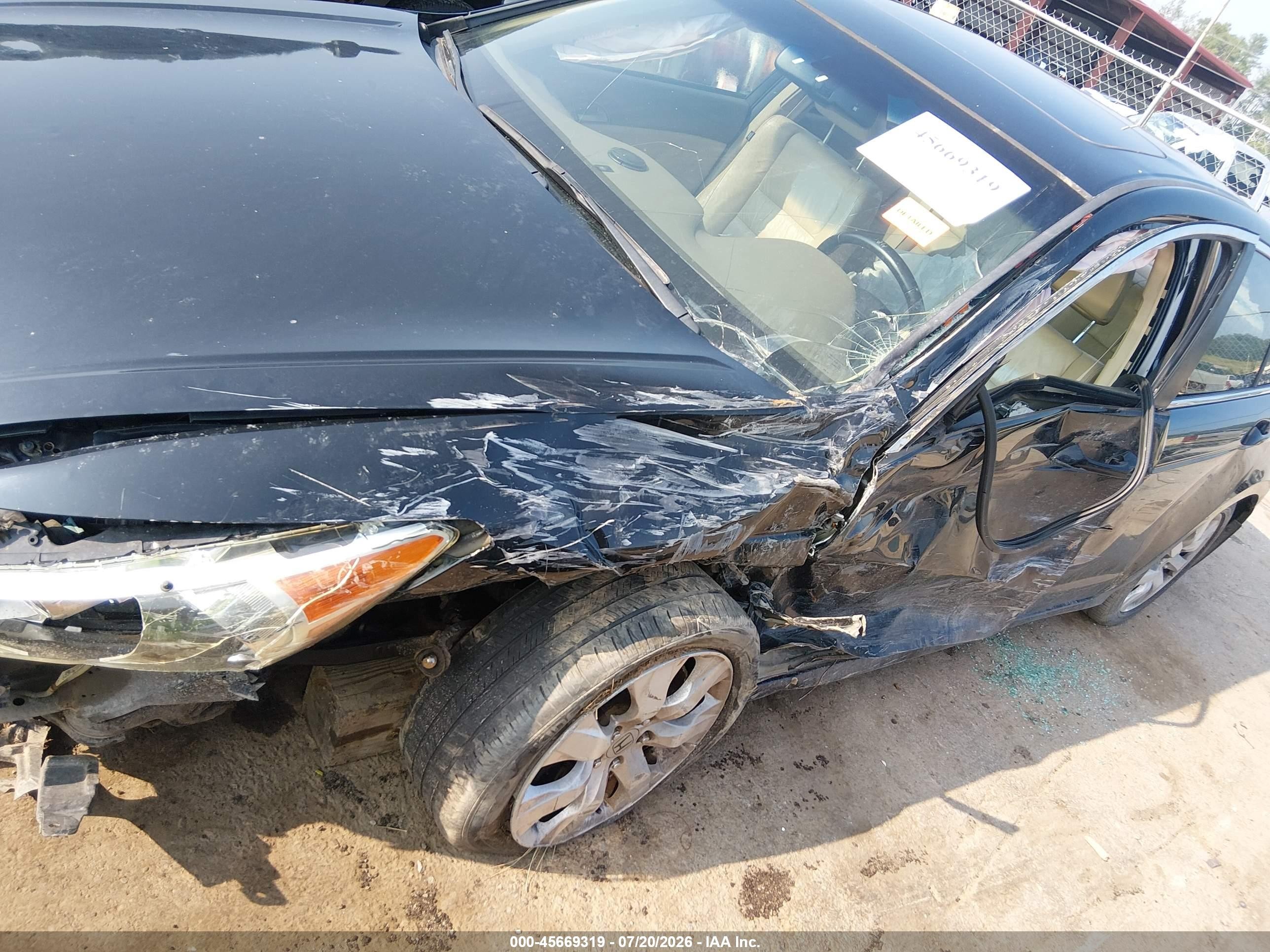 2010 Honda Accord 2.4 Ex-l Black vin: 1HGCP2F85AA037172